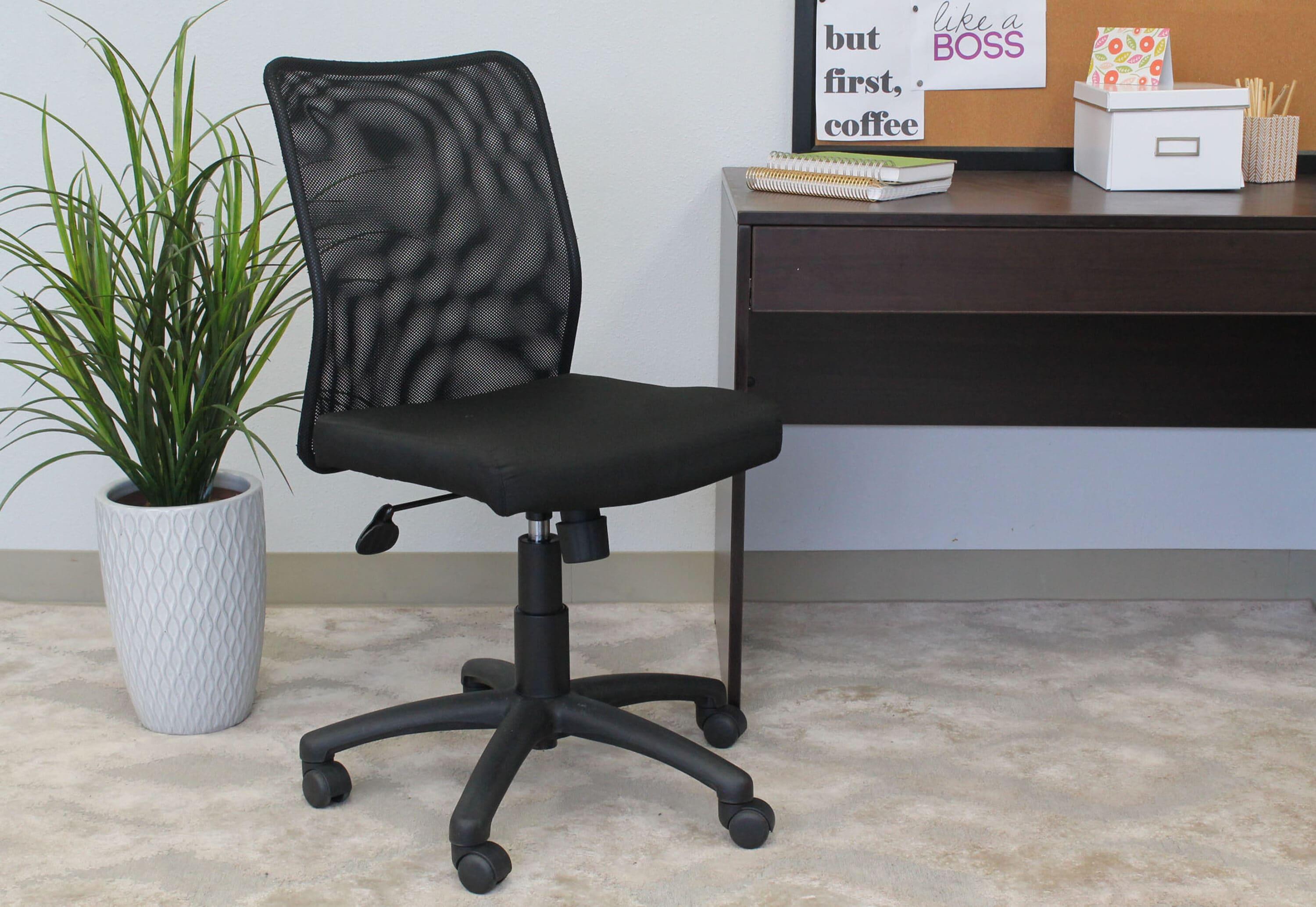 Boss Office Products Vinyl Drafting Chair