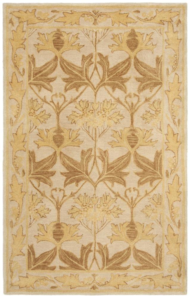 Anatolia AN541 Hand Tufted Indoor Area Rug - Beige/Gold - 5'x8' - Safavieh