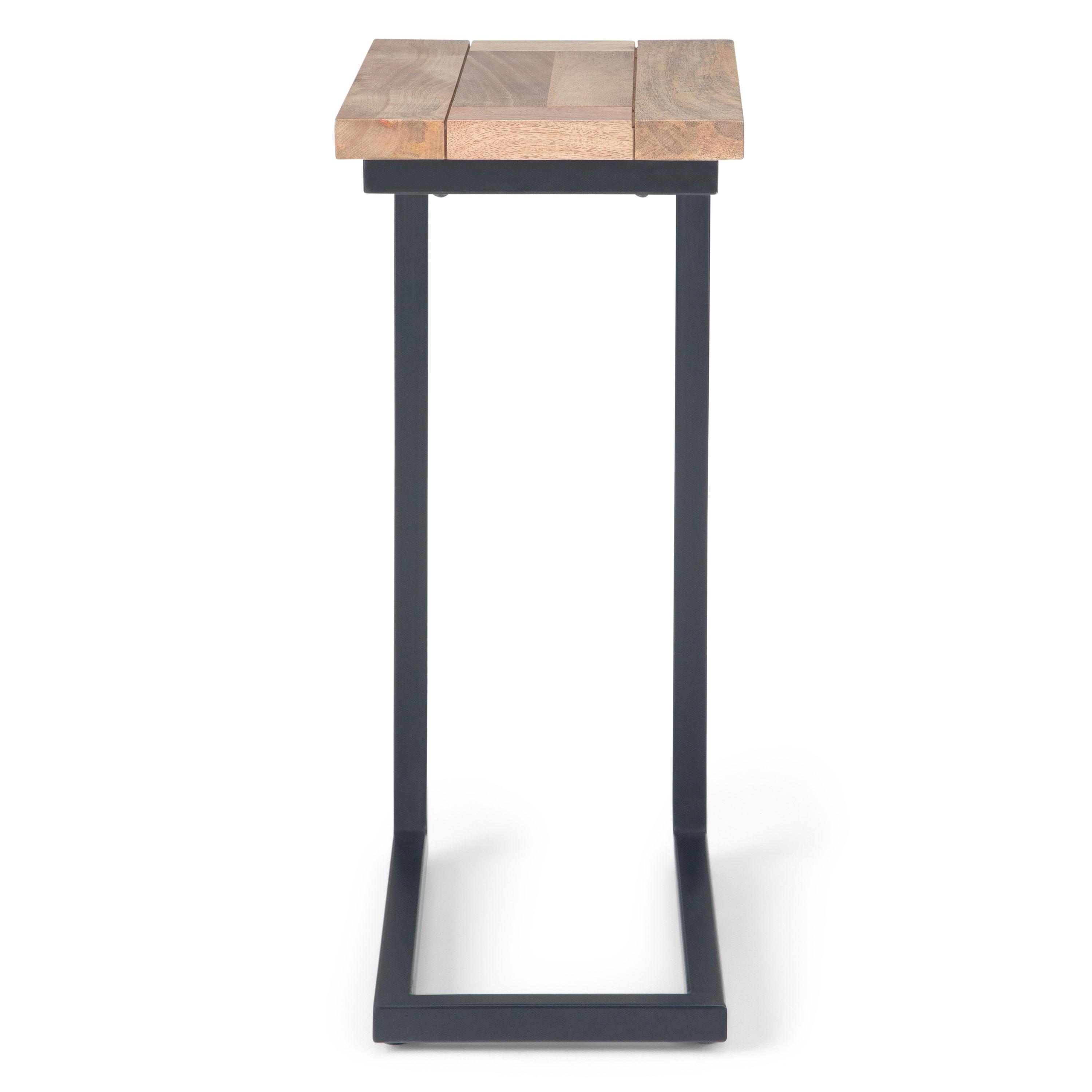 Simpli Home Skyler Solid Mango Wood C Side Table & Reviews | Wayfair