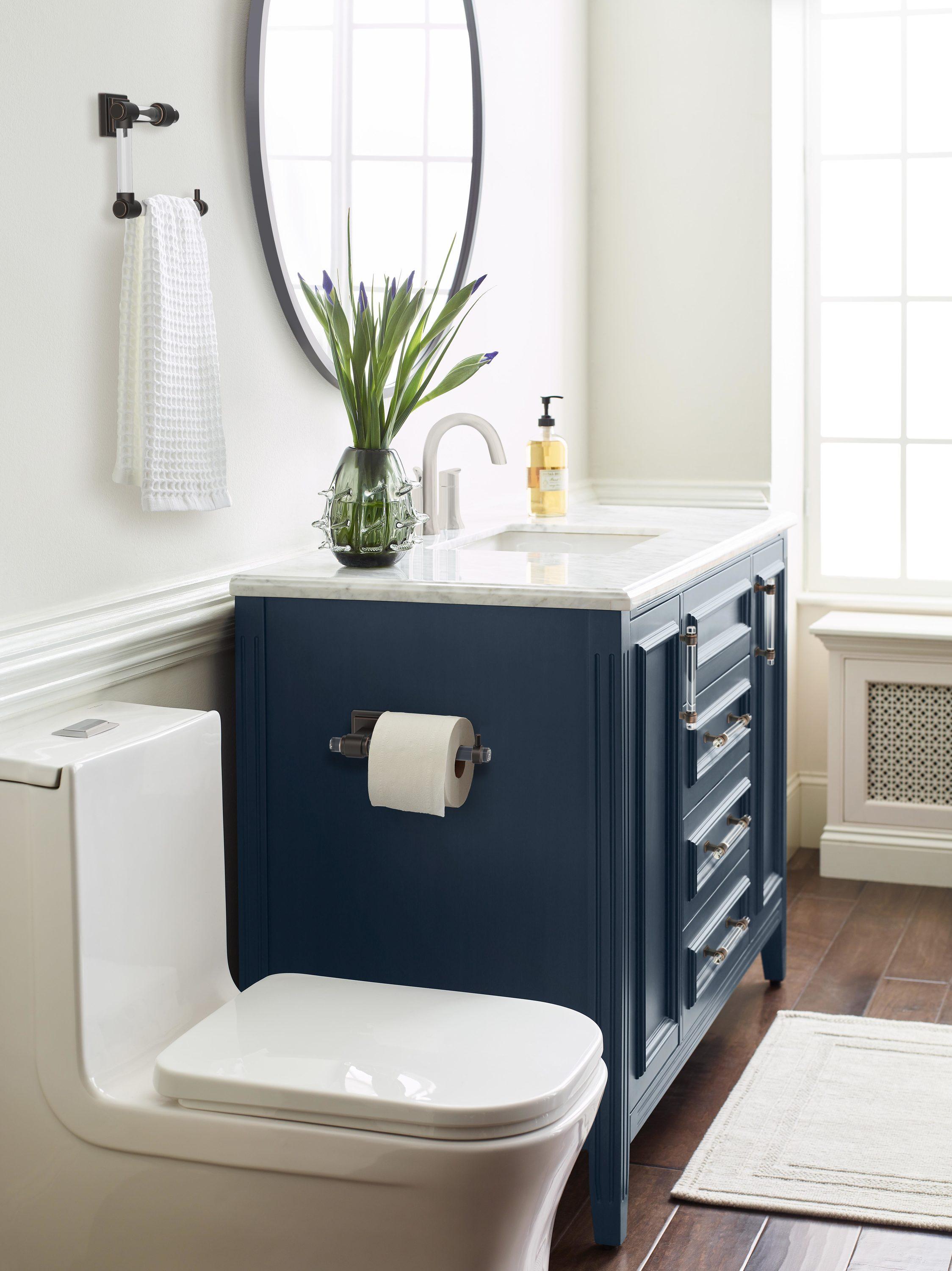 Amerock Glacio Wall Mount Toilet Paper Holder BH36061CORB