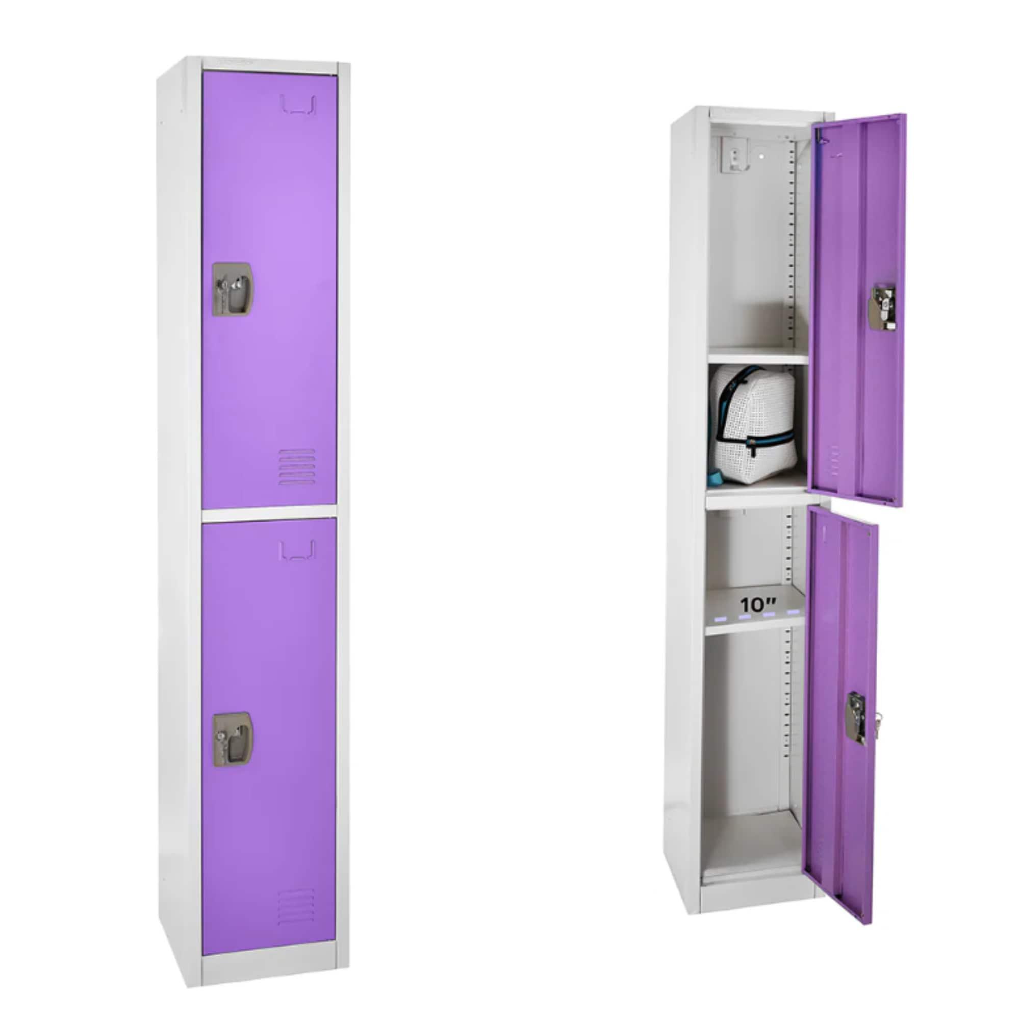 12'' Wide Steel 2-Tier School and Gym Locker
