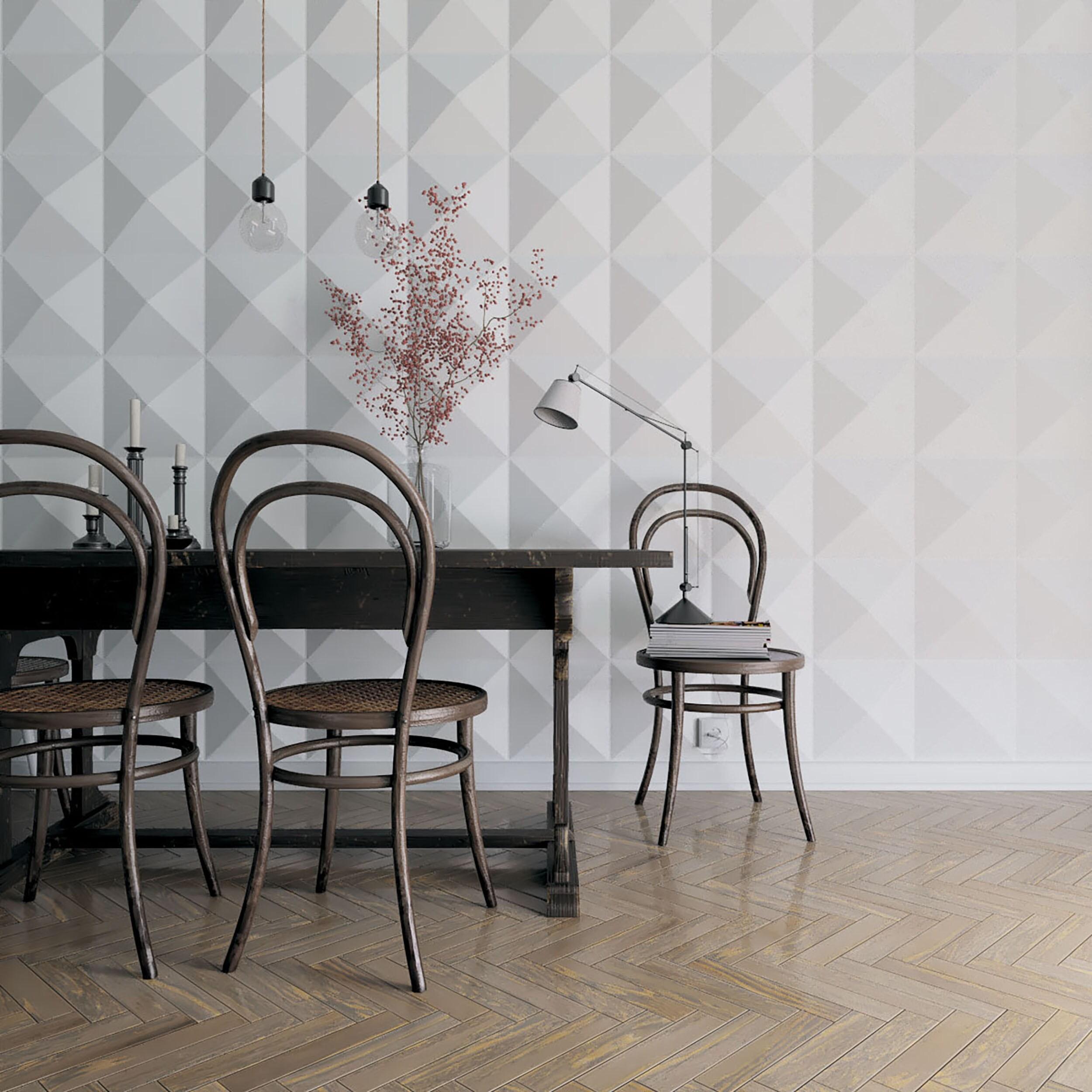 Ekena Millwork 11 7/8"W x 11 7/8"H Sellek EnduraWall Decorative 3D Wall Panel (12-Pack for 11.75 Sq. Ft.)