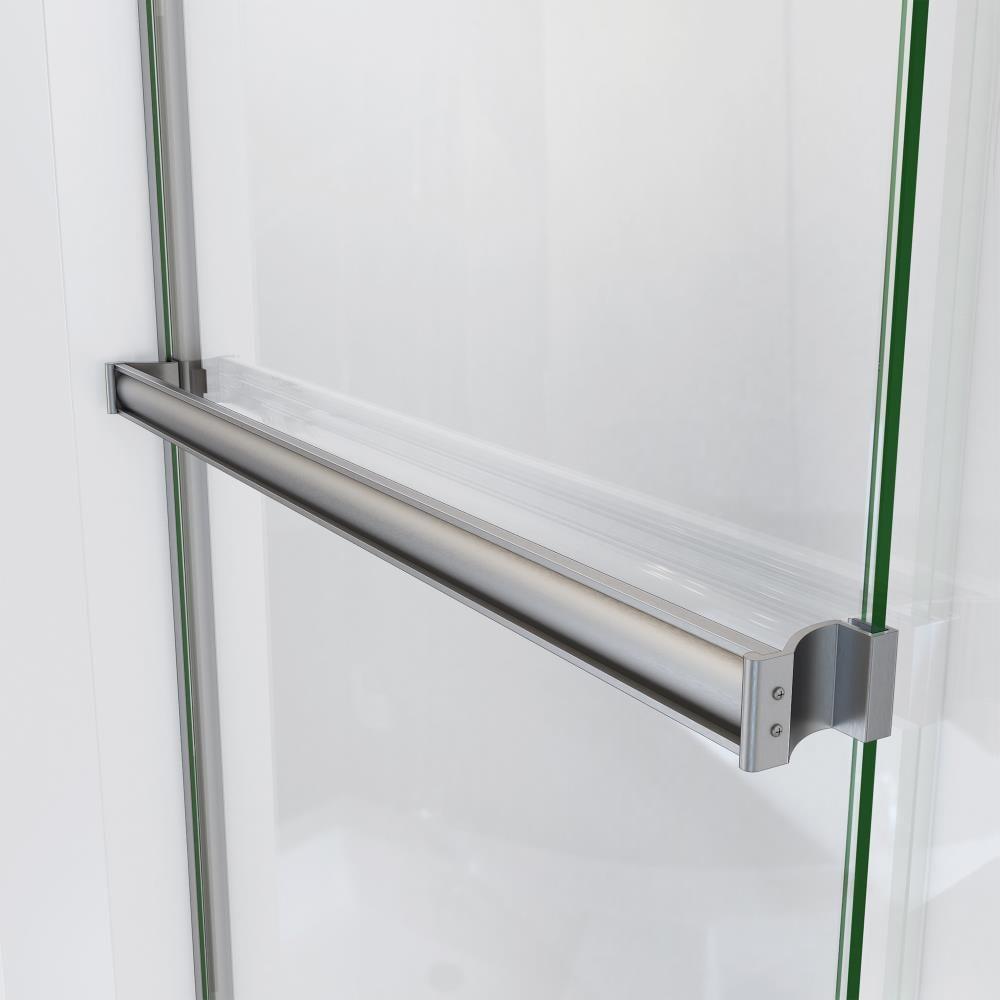 Lese 51" W x 66" H Semi-Frameless Shower Door