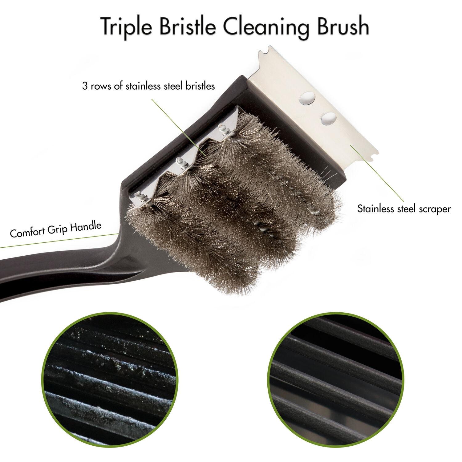 Triple Bristle Grill Cleaning Brush