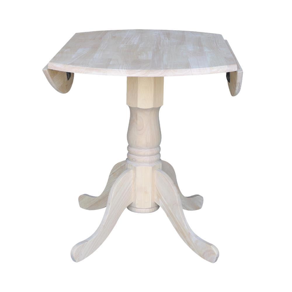 International Concepts Dual Drop Leaf Table - 36", Unfinished