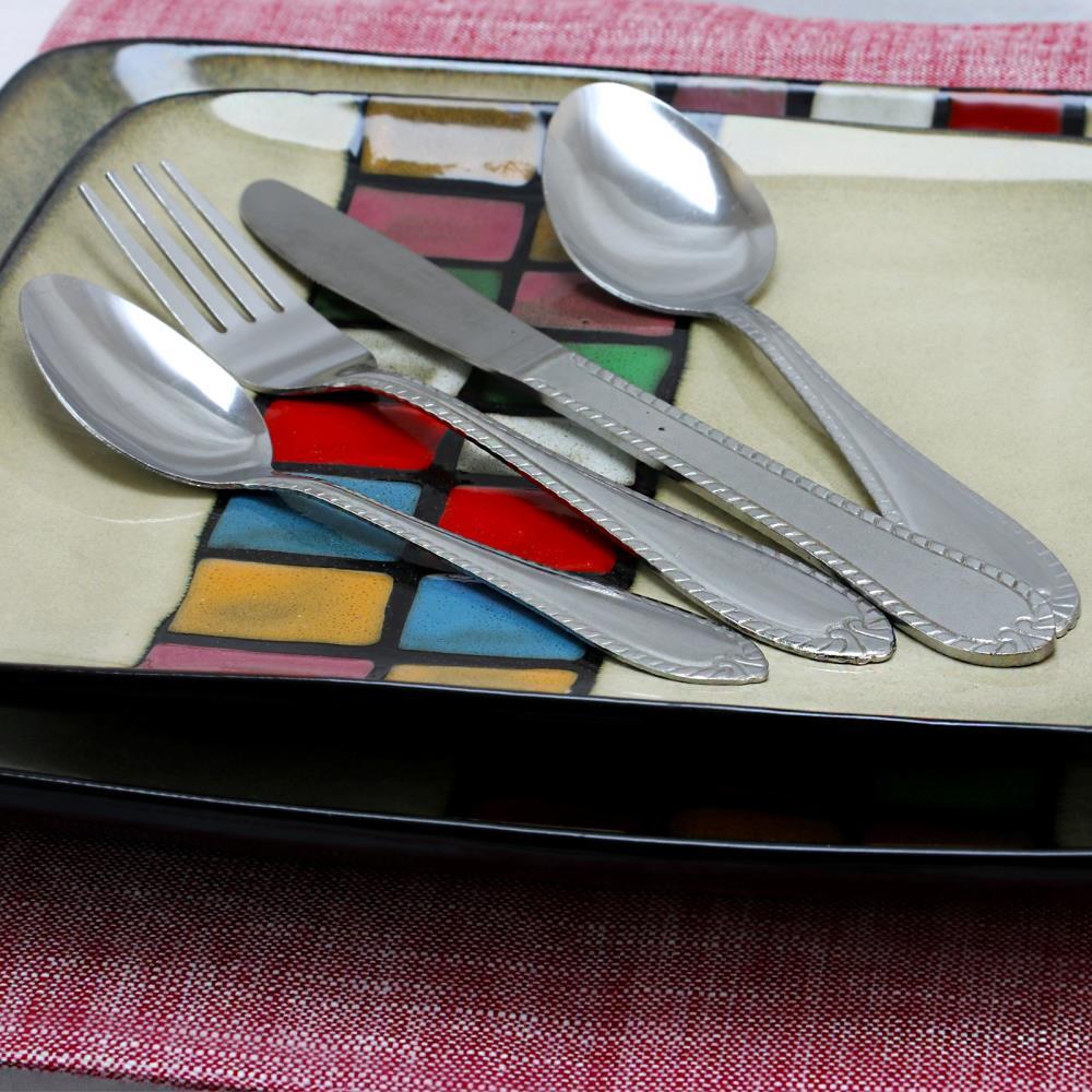 Gibson Home Wilmington 24 Piece Flatware Set, Service for 6