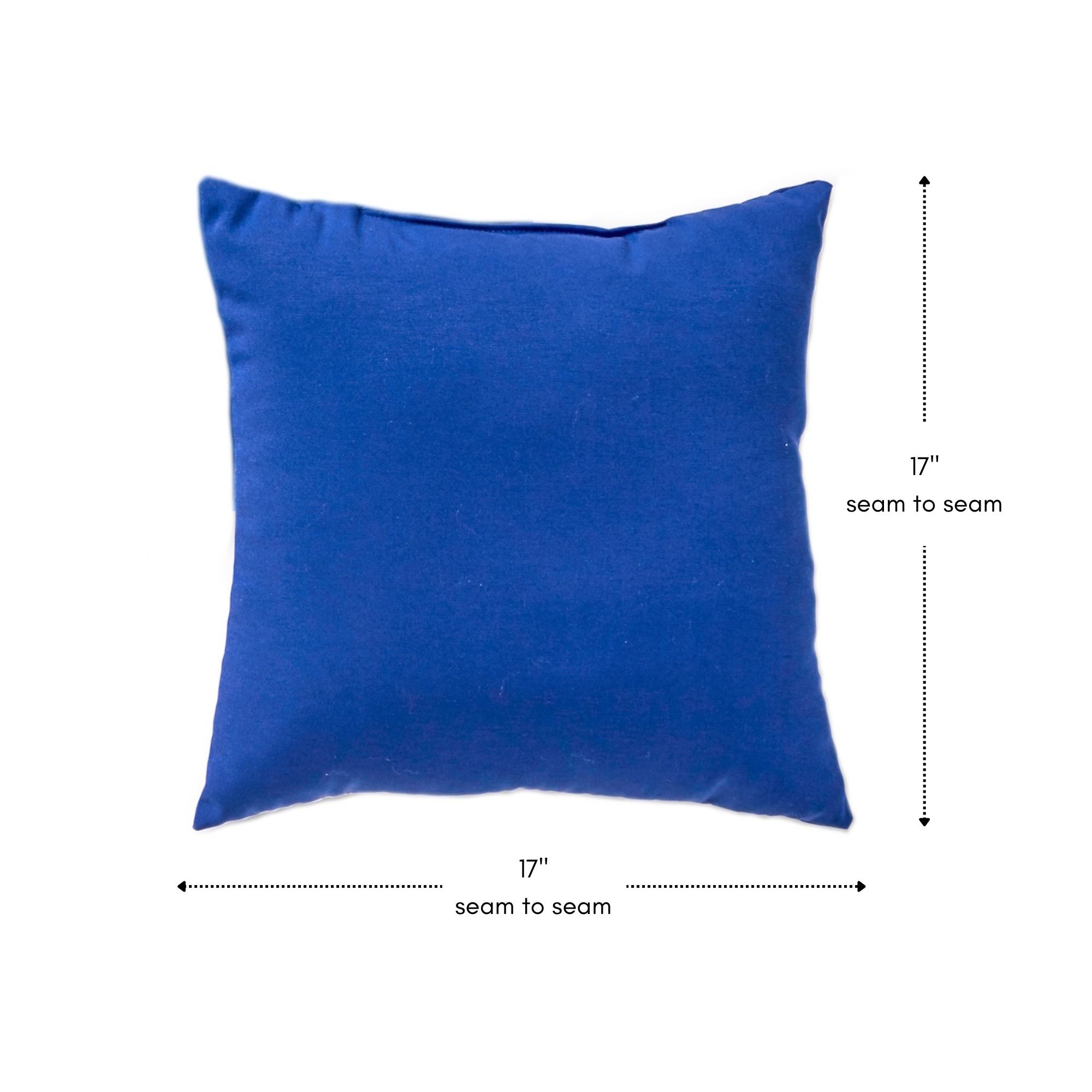 Indoor/Outdoor Reversible Throw Pillow