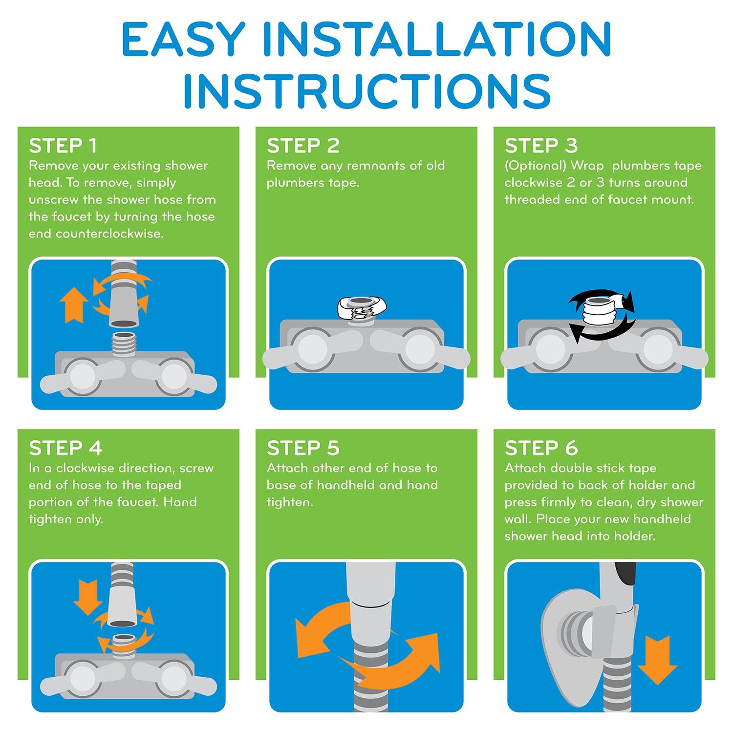 Oxygenics Fury RV Brushed Nickel Handheld Shower Head