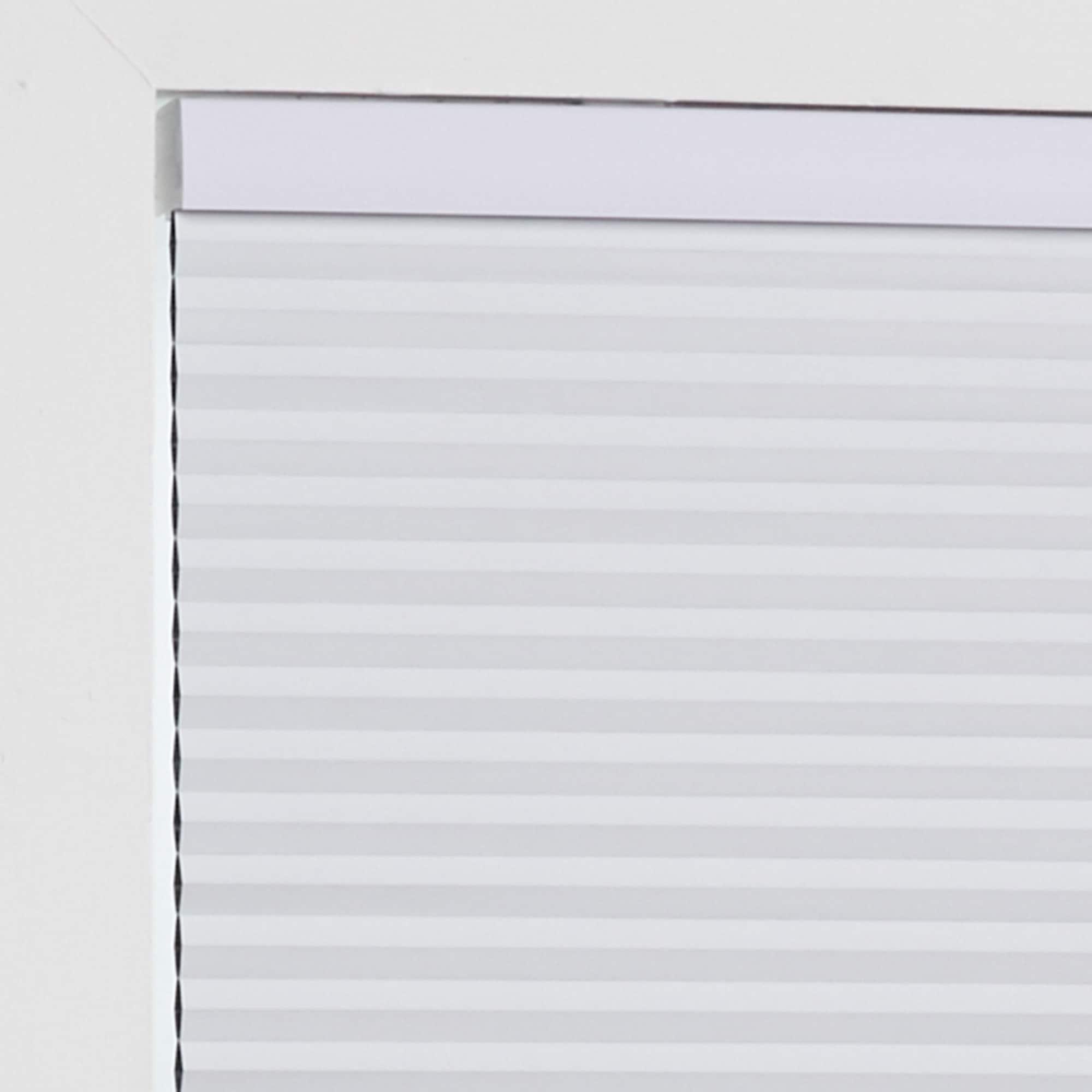 White Cordless Blackout Polyester Cellular Shades - 22.5 in. W x 72 in. L