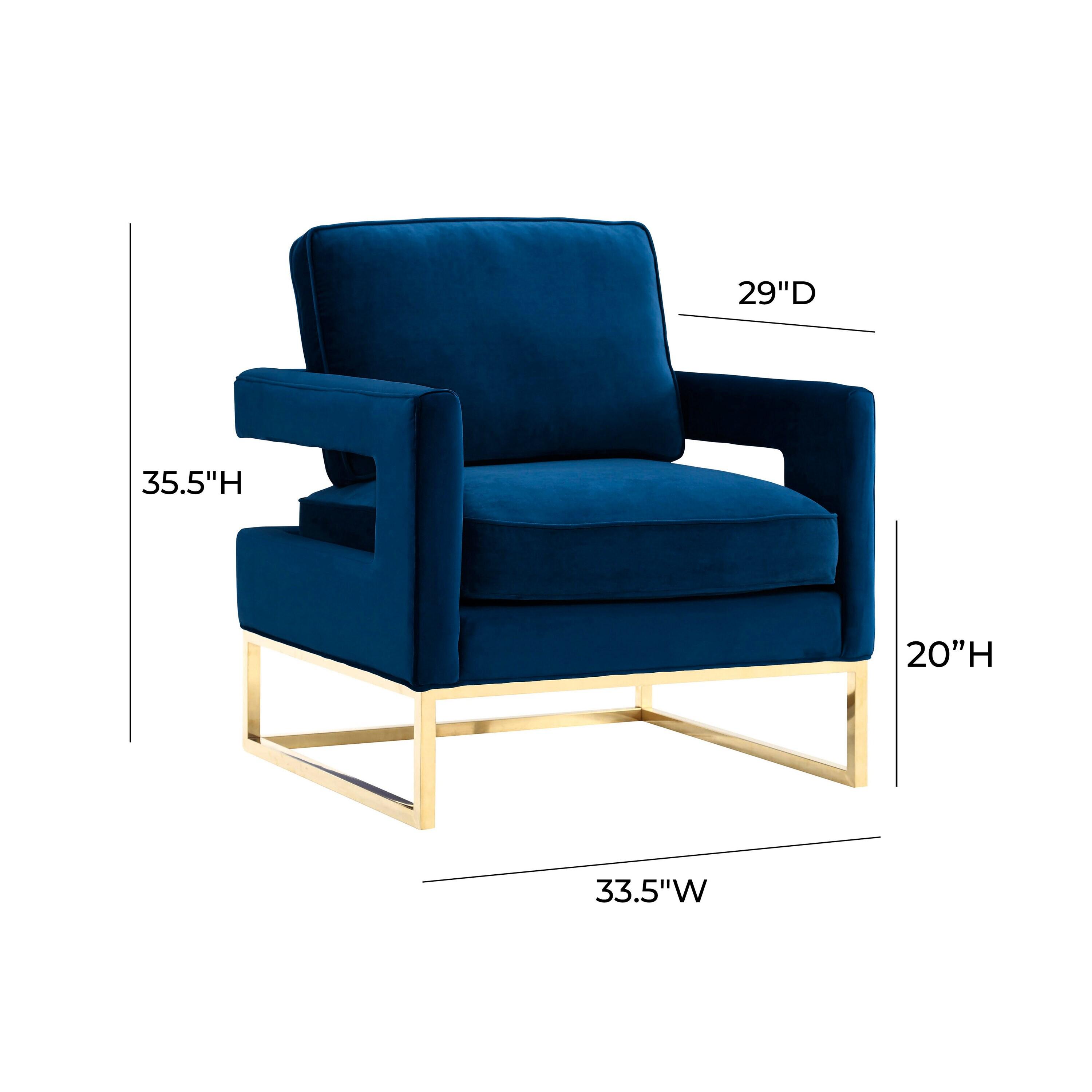 Velvet Accent Chair