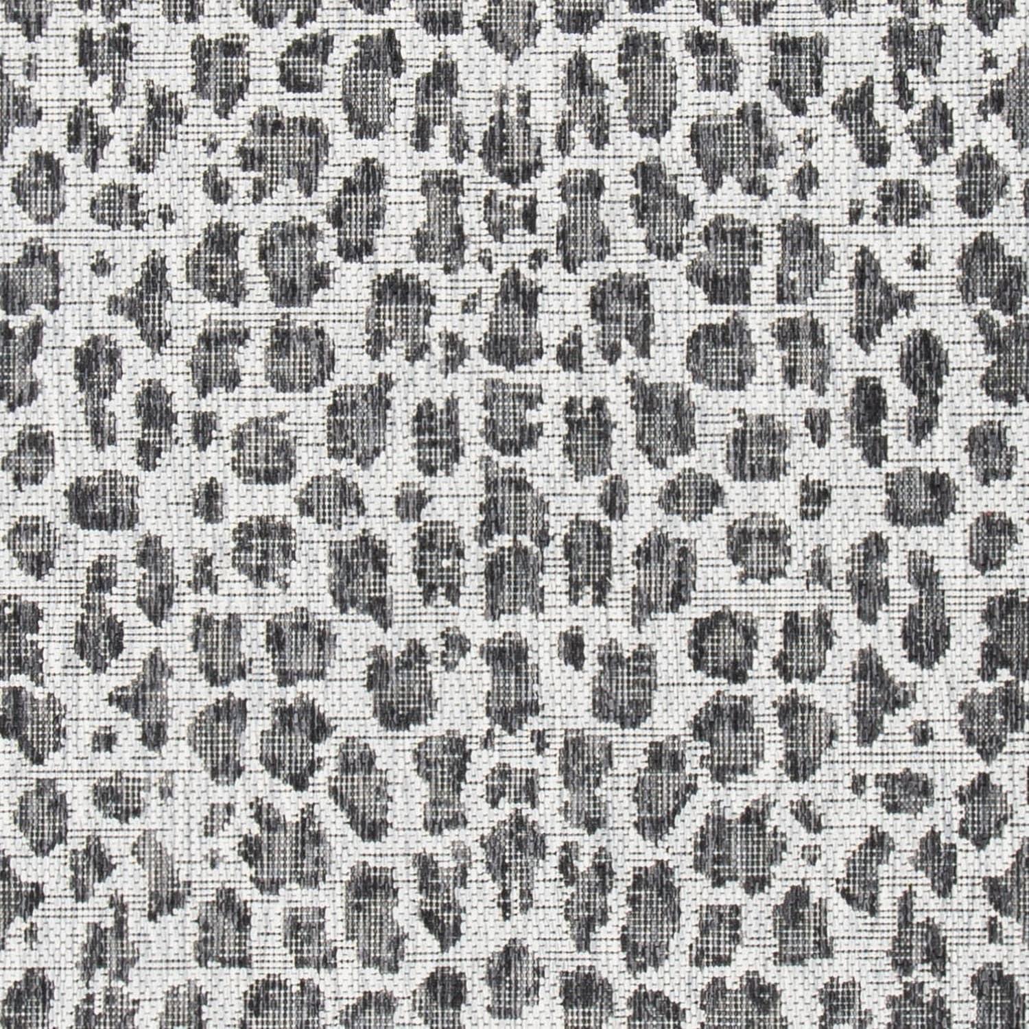 Courtyard CY8505 Power Loomed Indoor/Outdoor Area Rug - Grey/Black - 8'9"x11'9" - Safavieh.