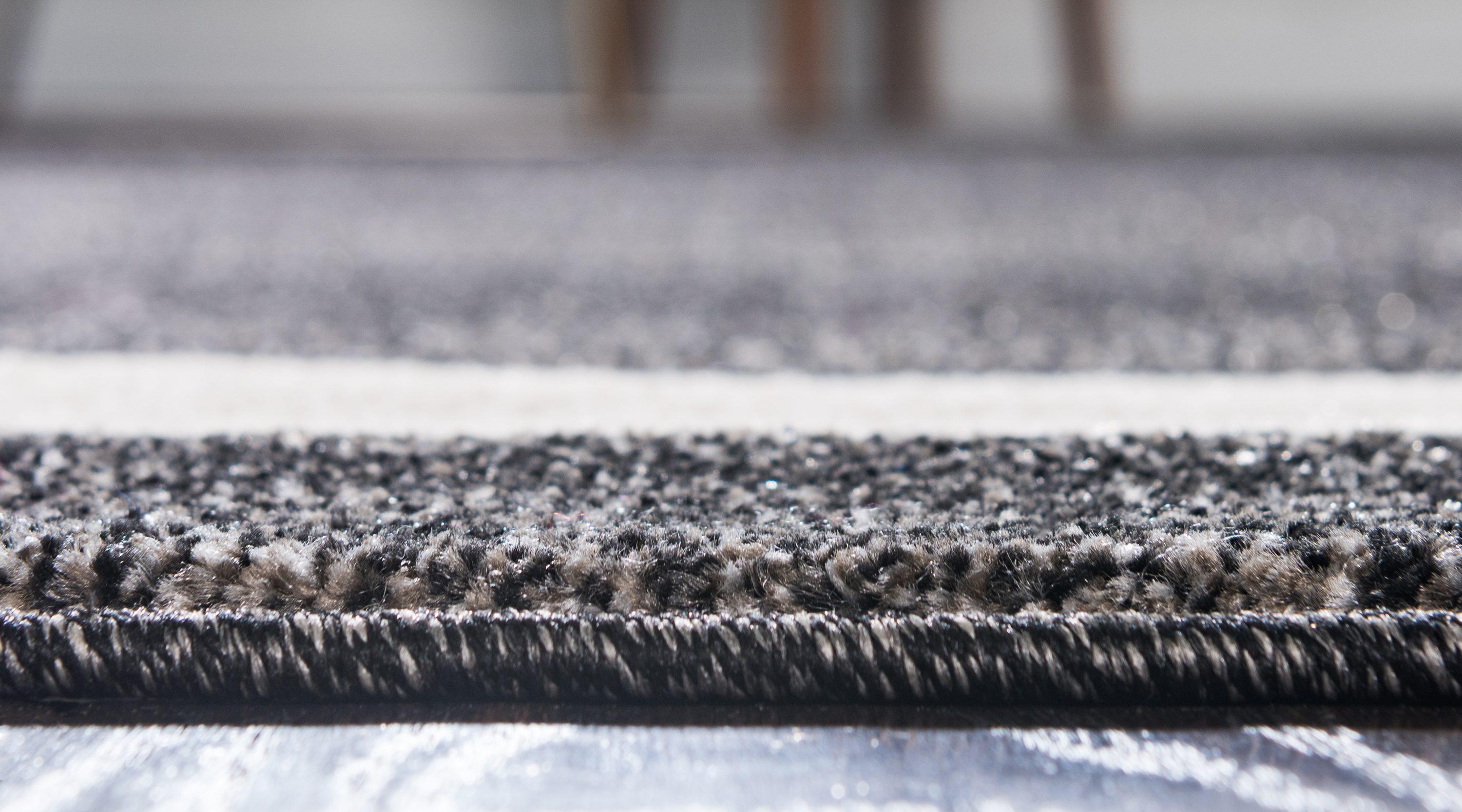 Rugs.com Angelica Collection Rug – 5' x 8' Black Medium Rug Perfect For Bedrooms, Dining Rooms, Living Rooms