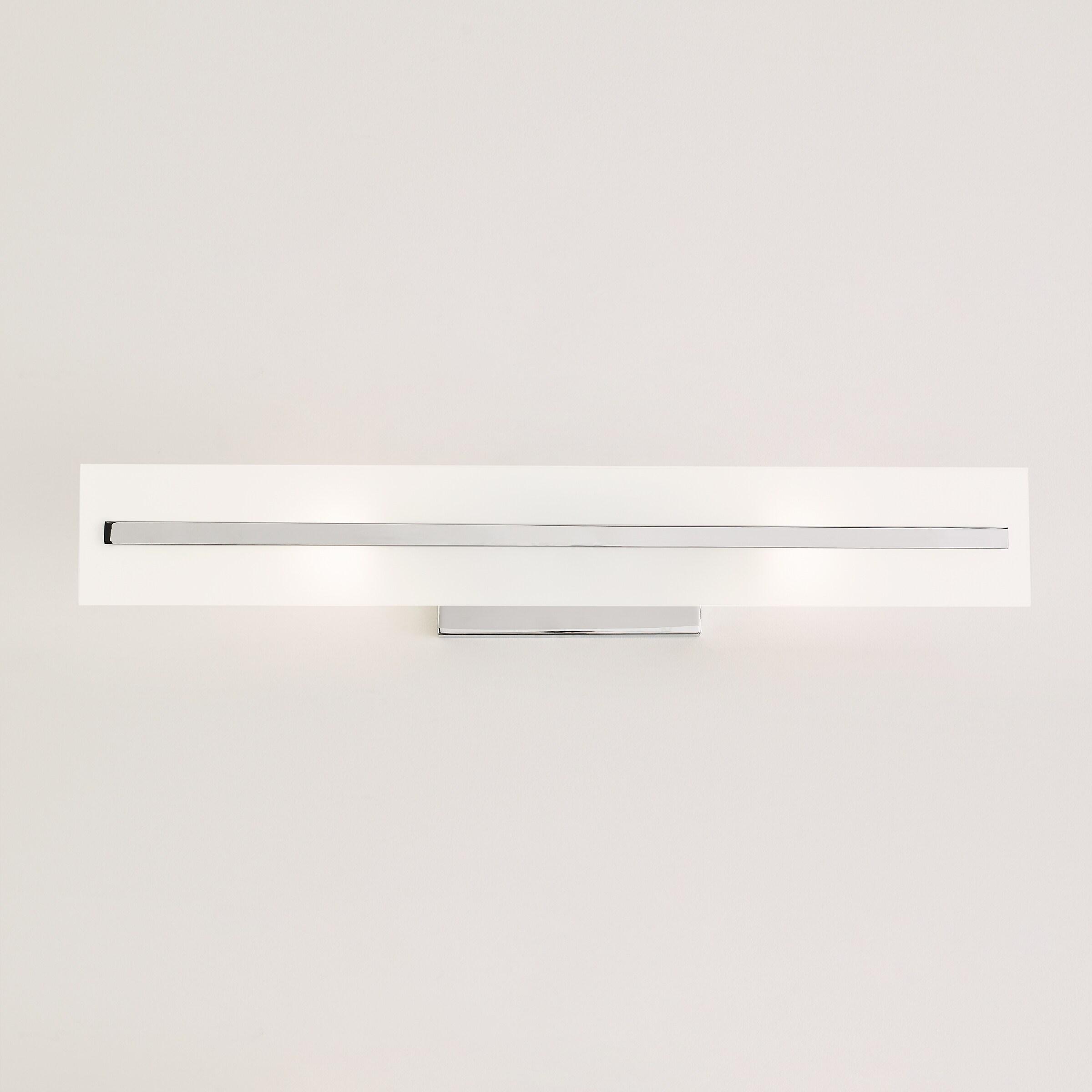 Dex Chrome 2-Light Outdoor Vanity with Satin Etched Glass