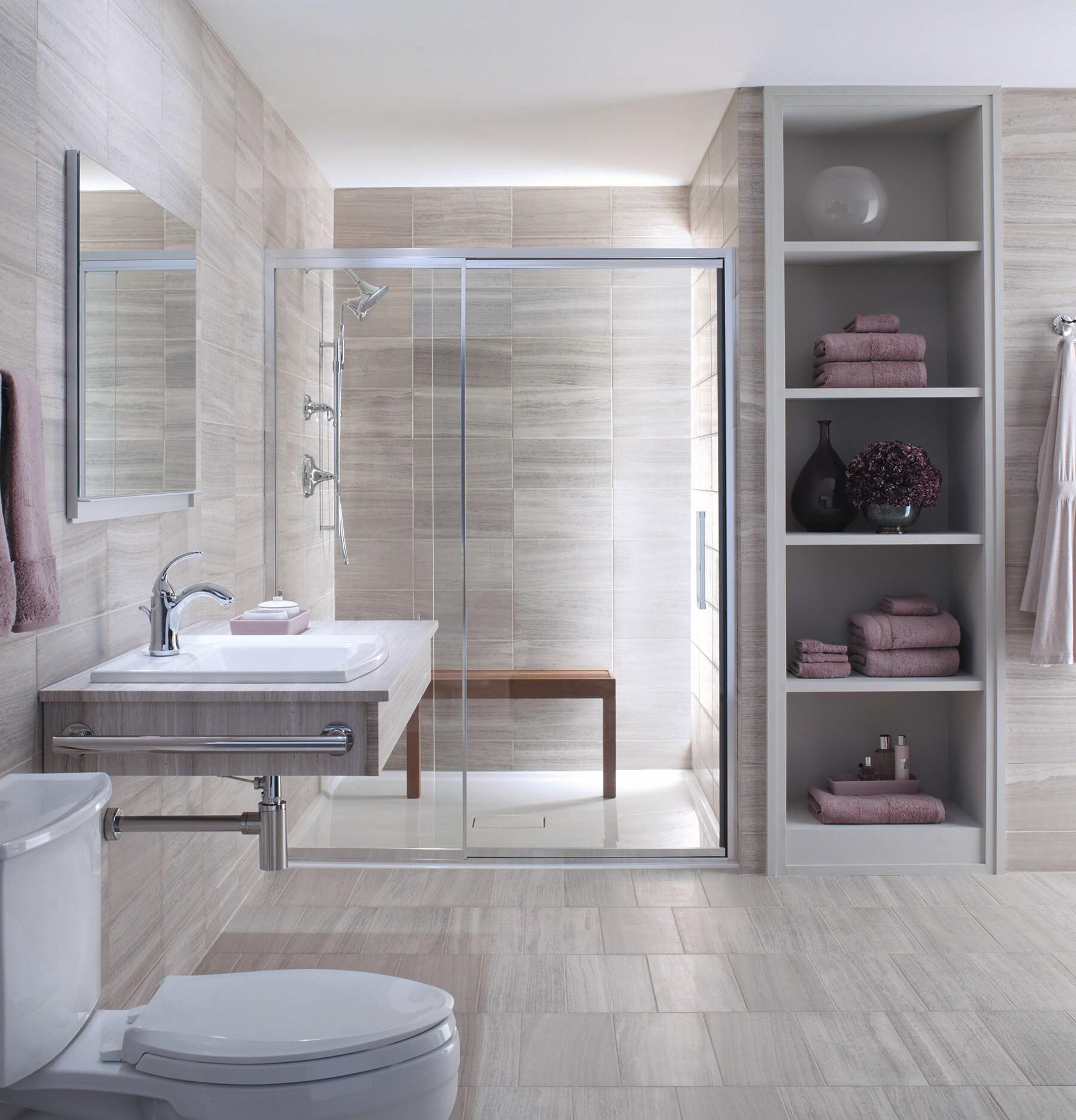Archer® Vitreous China Rectangular Drop-In Bathroom Sink with Overflow