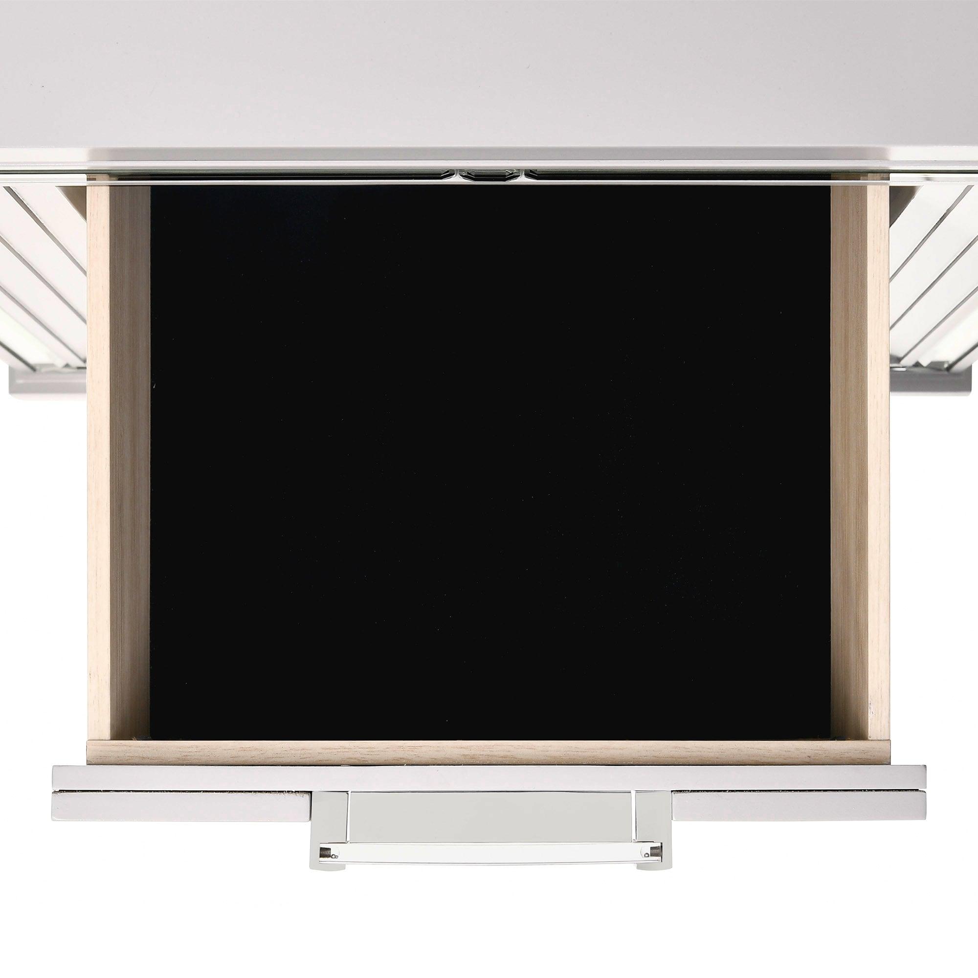 Picket House Furnishings Charlotte Vanity Set with USB in White