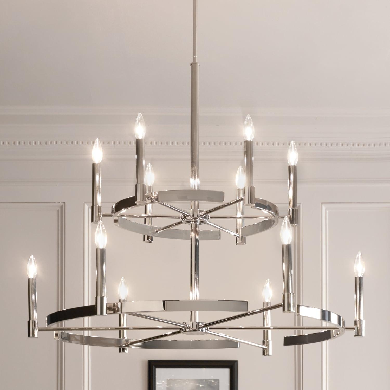 Kichler Lighting Tolani 12 - Light Chandelier in  Polished Nickel