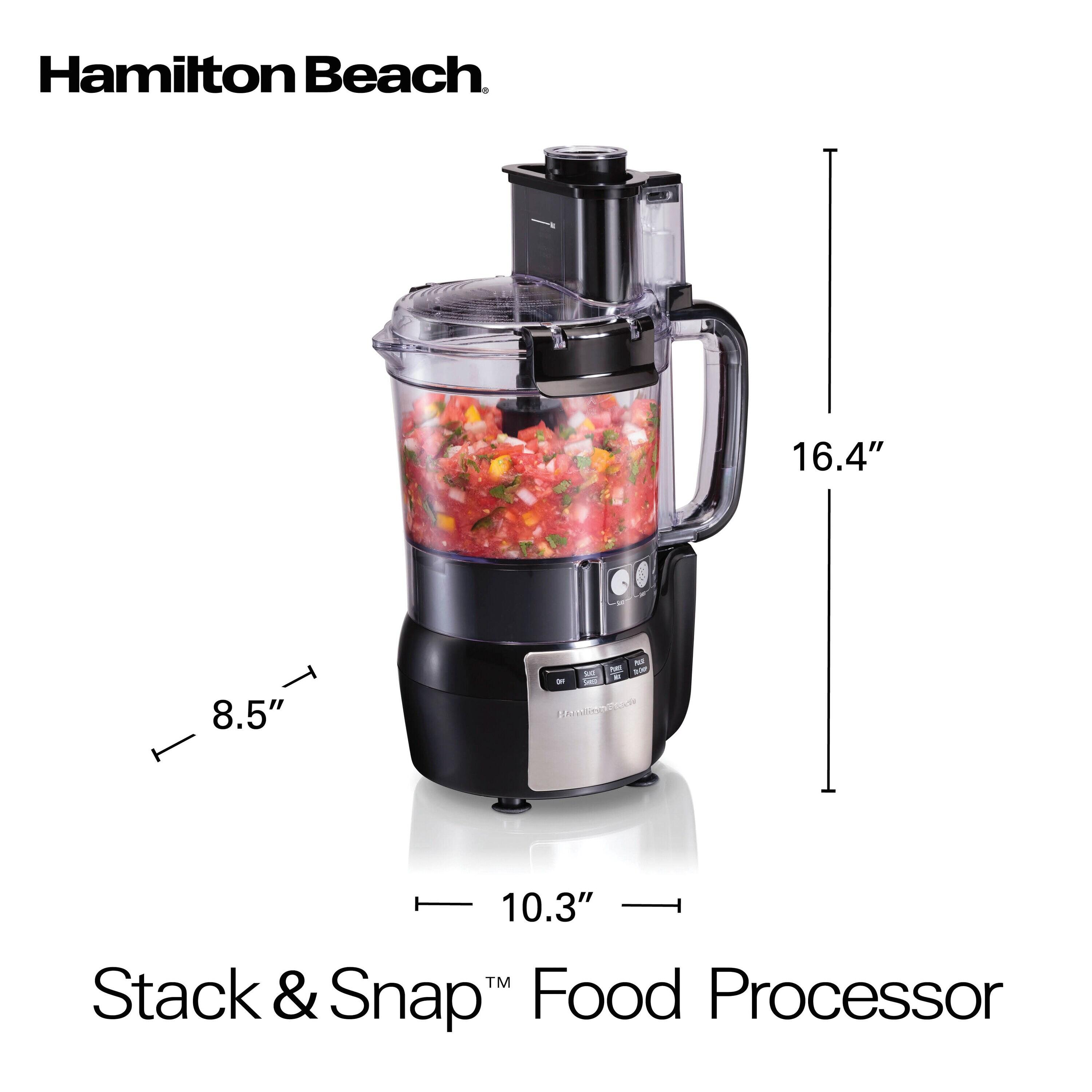 Hamilton Beach Stack & Snap Food Processor