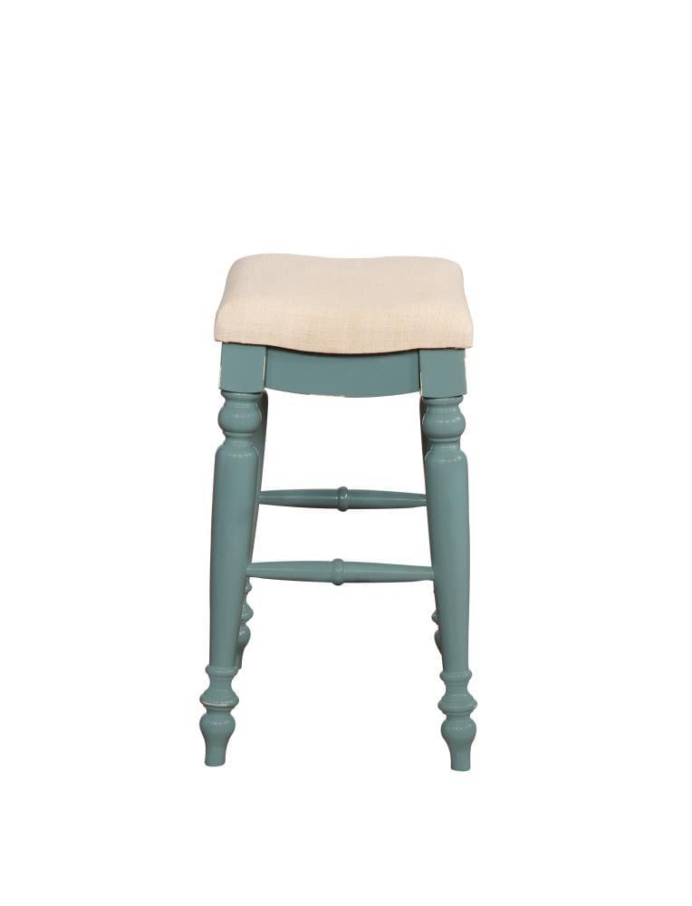 Kelly Clarkson Home Jordyn Backless Upholstered Wood Counter & Bar Stool