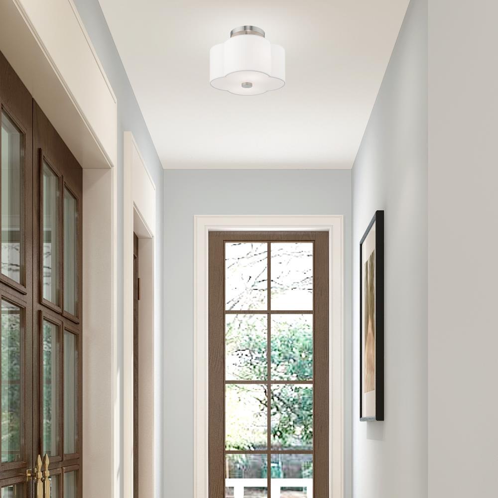 Livex Lighting Chelsea 2 - Light Flush Mount in  Brushed Nickel
