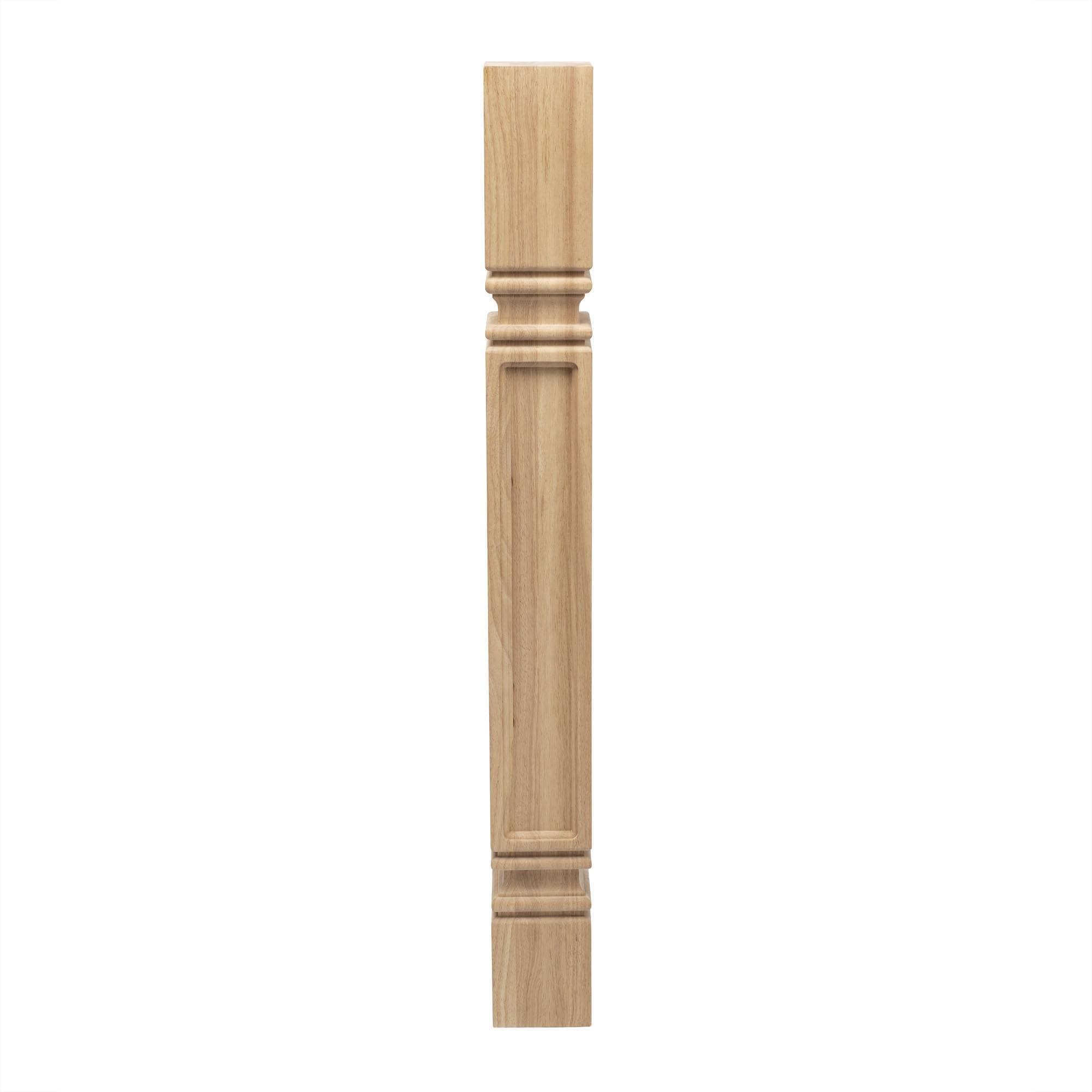 Architectural Products by Outwater L.L.C. 5" Wide x 35-1/4" High Hardwood Mission Plain Island Legs