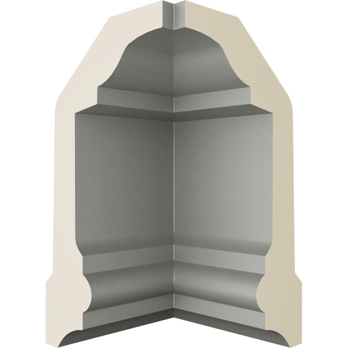 Ekena Millwork 4"H x 4"W x 2 1/4"D Inside Corner Matches for Moulding