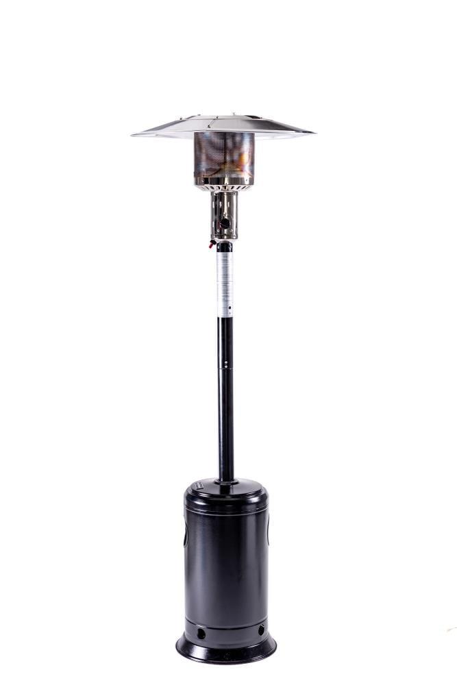 Hammered Black Propane Patio Heater with Emergency Shut Off