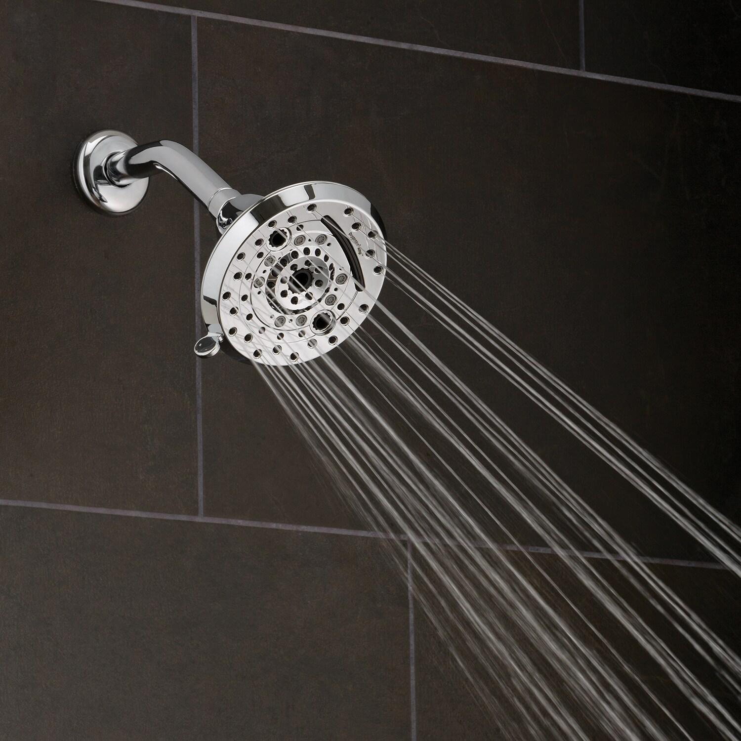 Oxygenics Amp Chrome Fixed Shower Head 1.8-GPM (6.8-LPM)