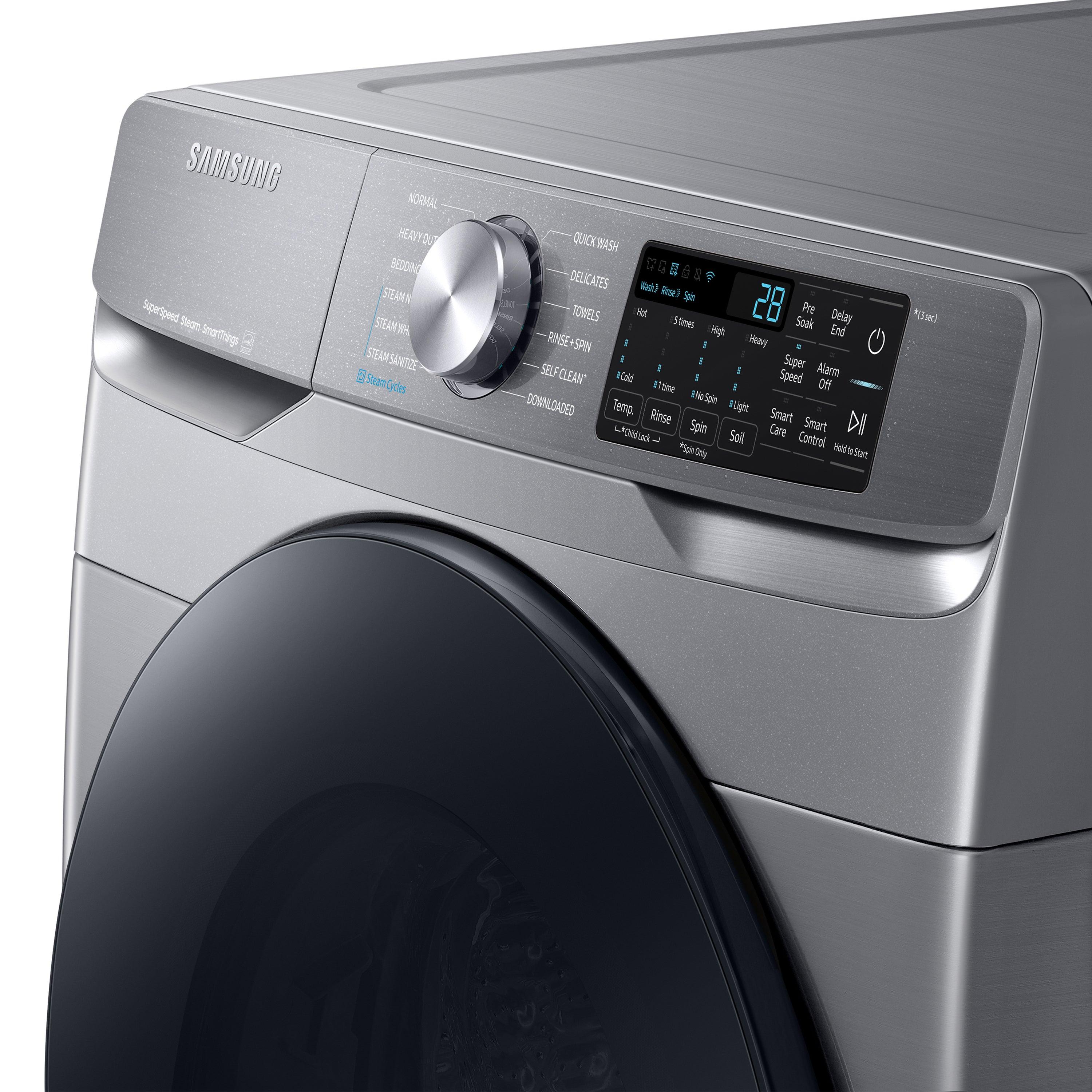 Samsung 4.5 cu. ft. Large Capacity Smart Front Load Washer with Super Speed Wash