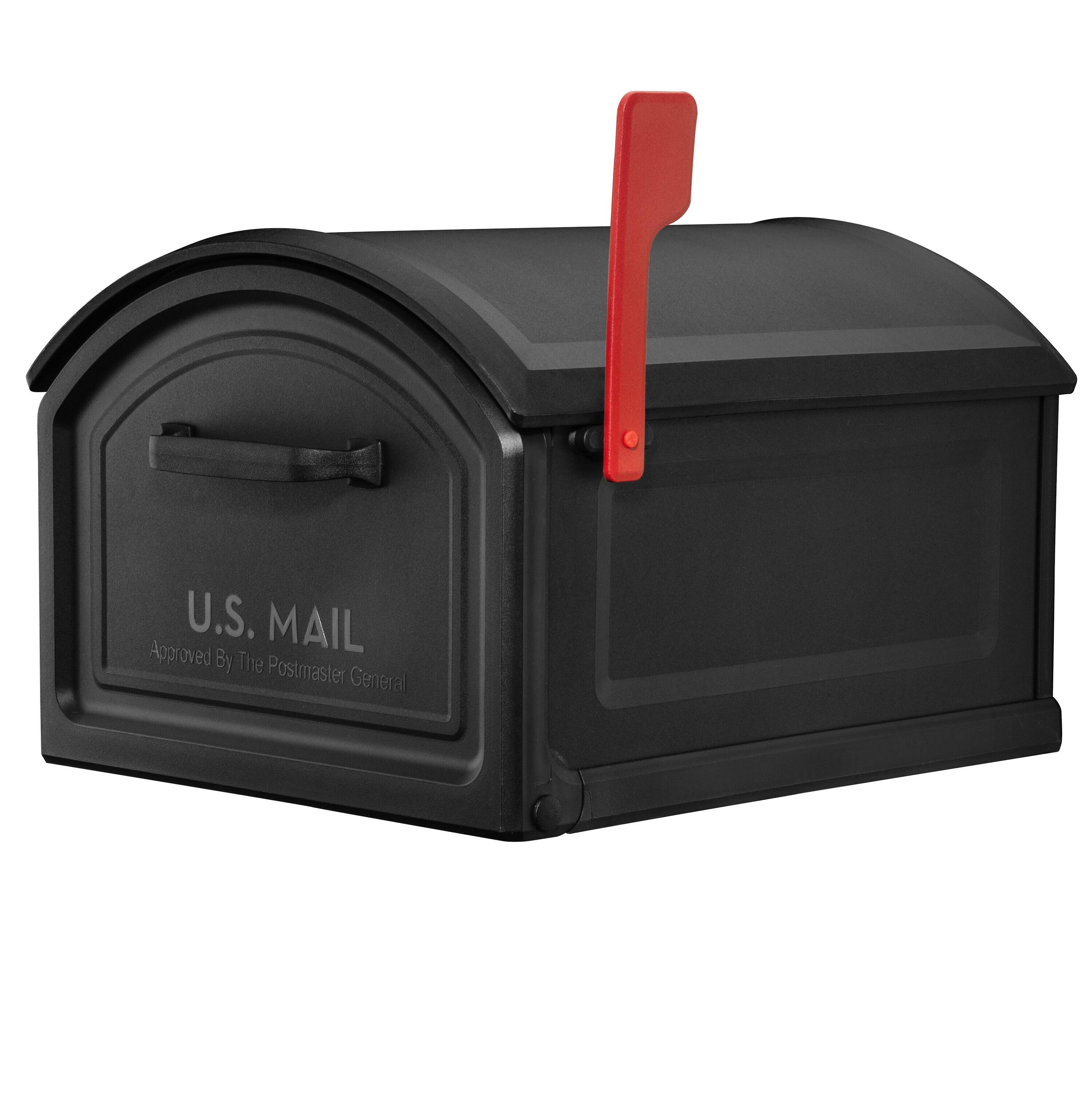 Architectural Mailboxes BILT CRE8 Extra Large Capacity Plastic Post Mount Mailbox