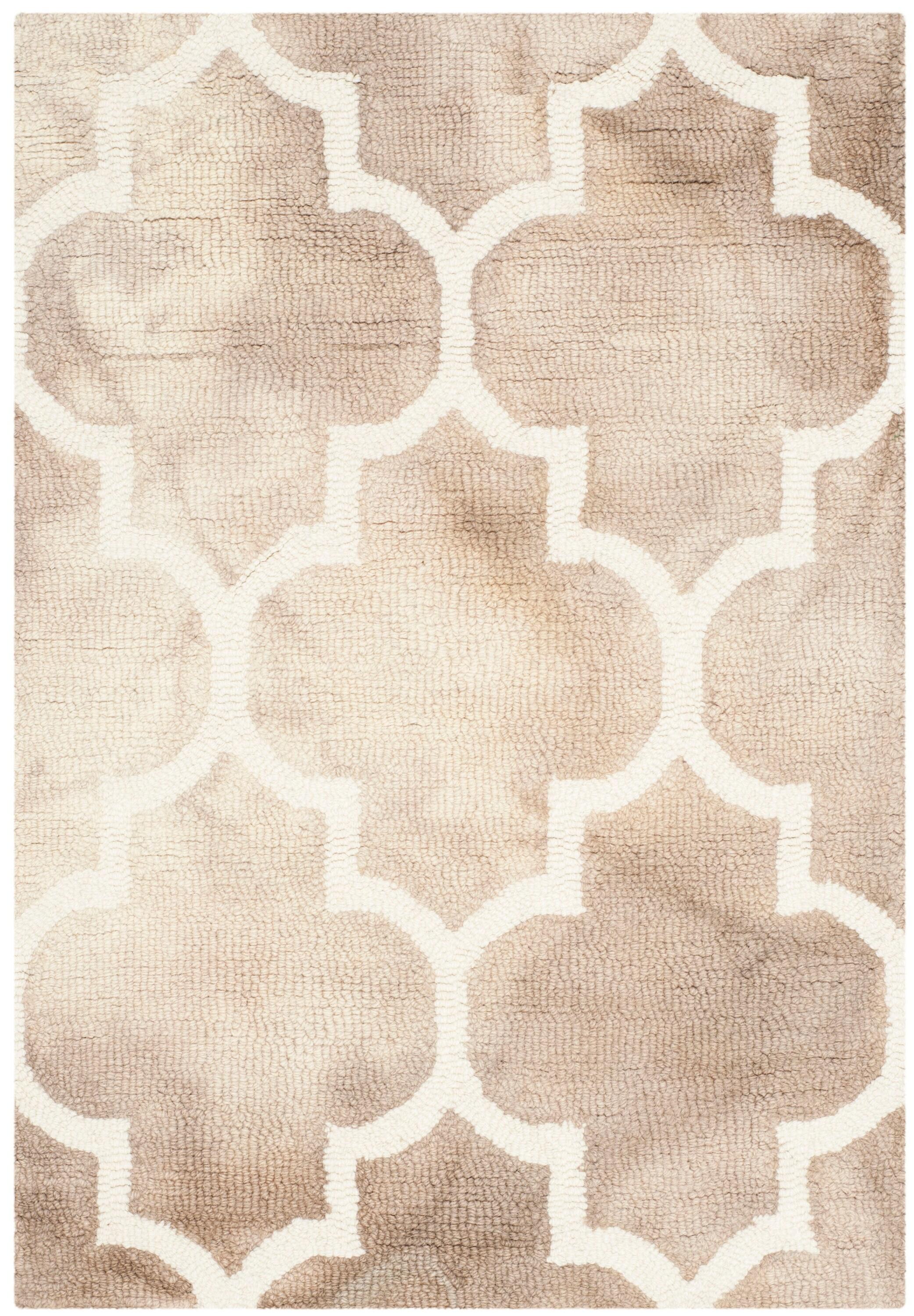 Dip Dye DDY535 Hand Tufted Accent Rug - Beige/Ivory - 2'x3' - Safavieh.