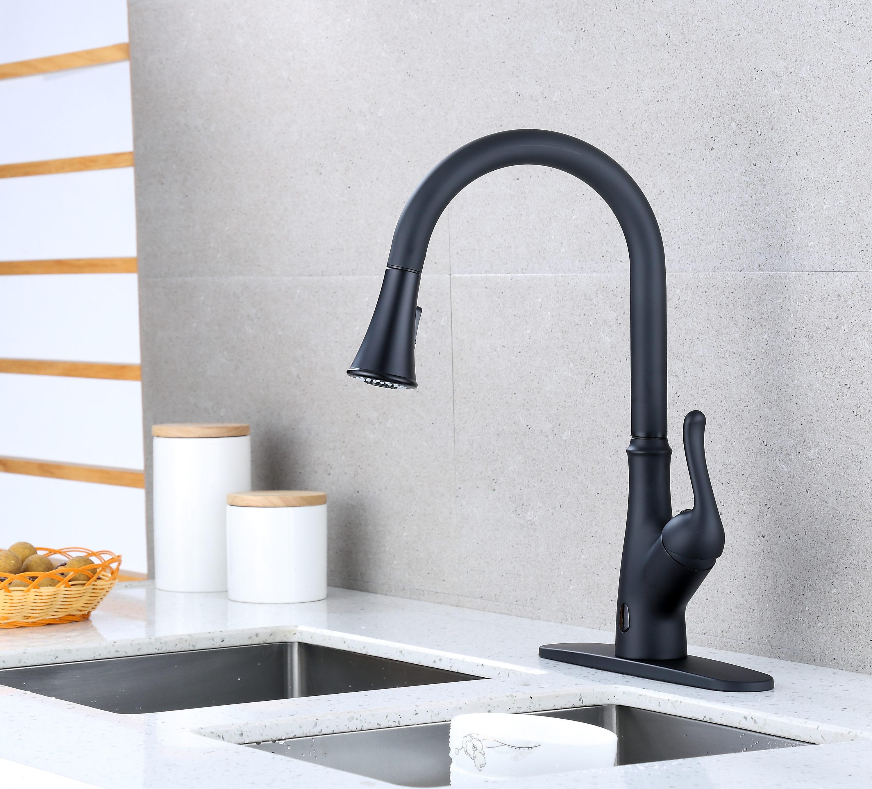 RunFine Group Brisbane Pull Down Touchless Kitchen Faucet