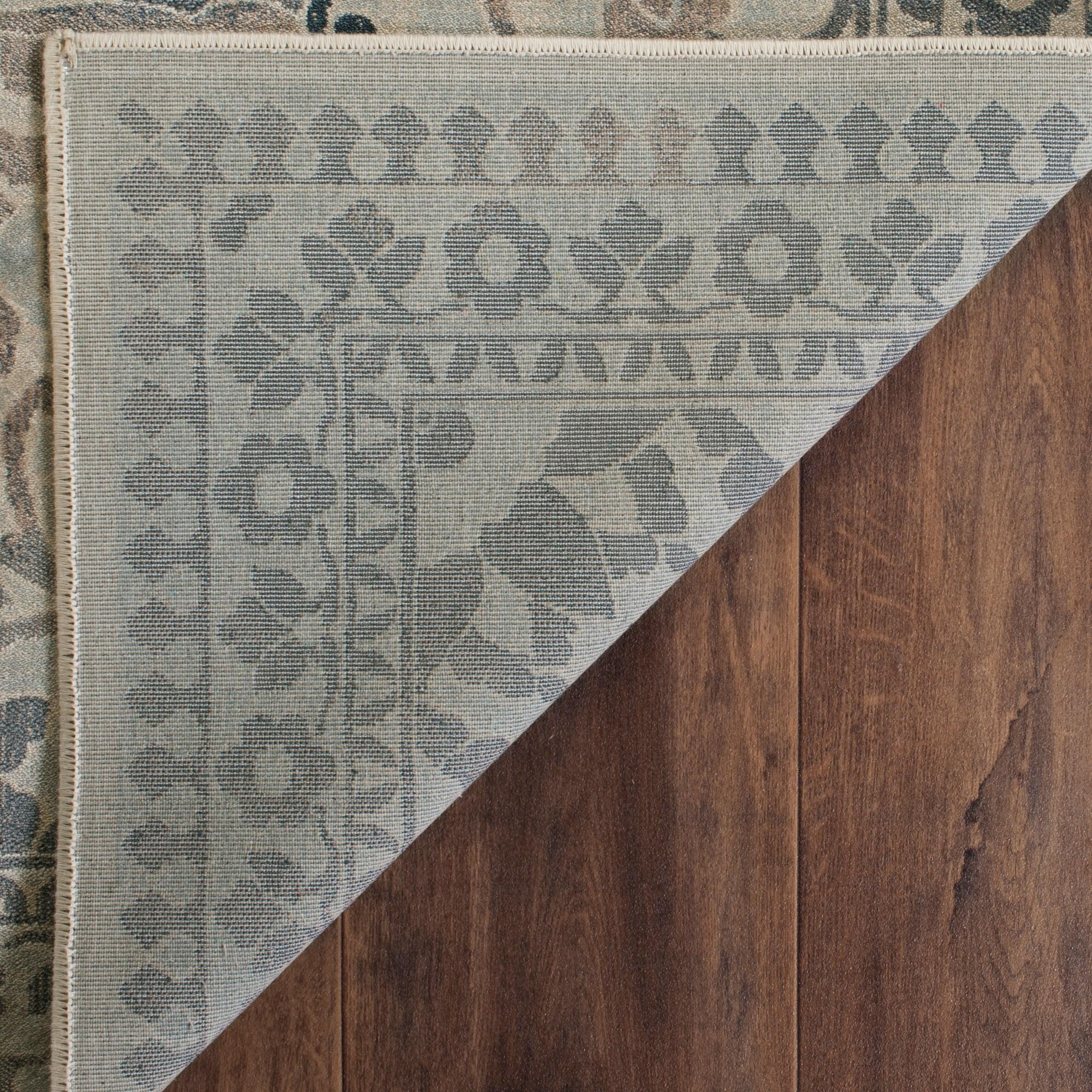 Vintage VTG175 Power Loomed Indoor Area Rug - Cream/Light Blue - 5'3"x7'6" - Safavieh.
