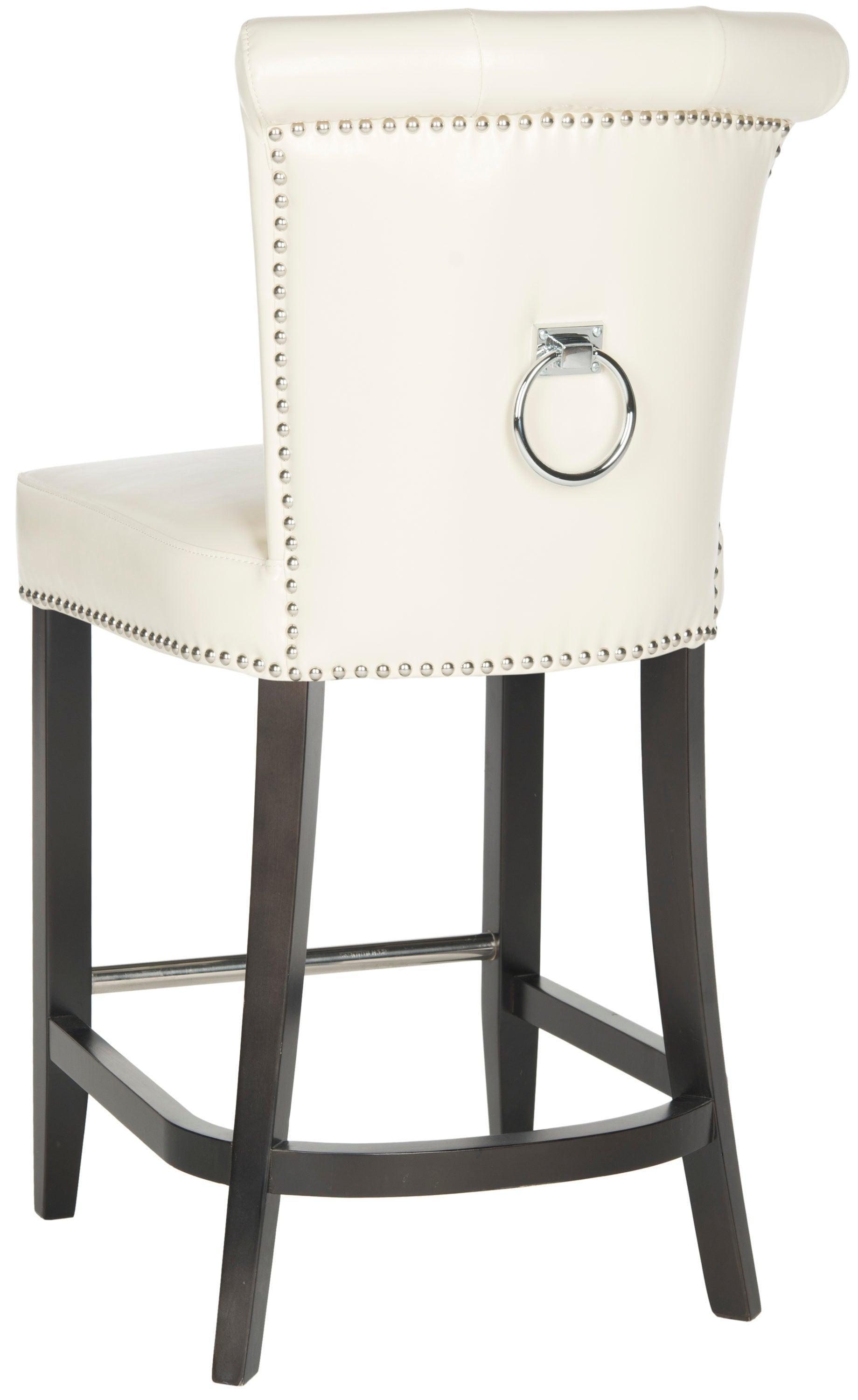 Addo Ring Counter Stool - Flat Cream - Safavieh