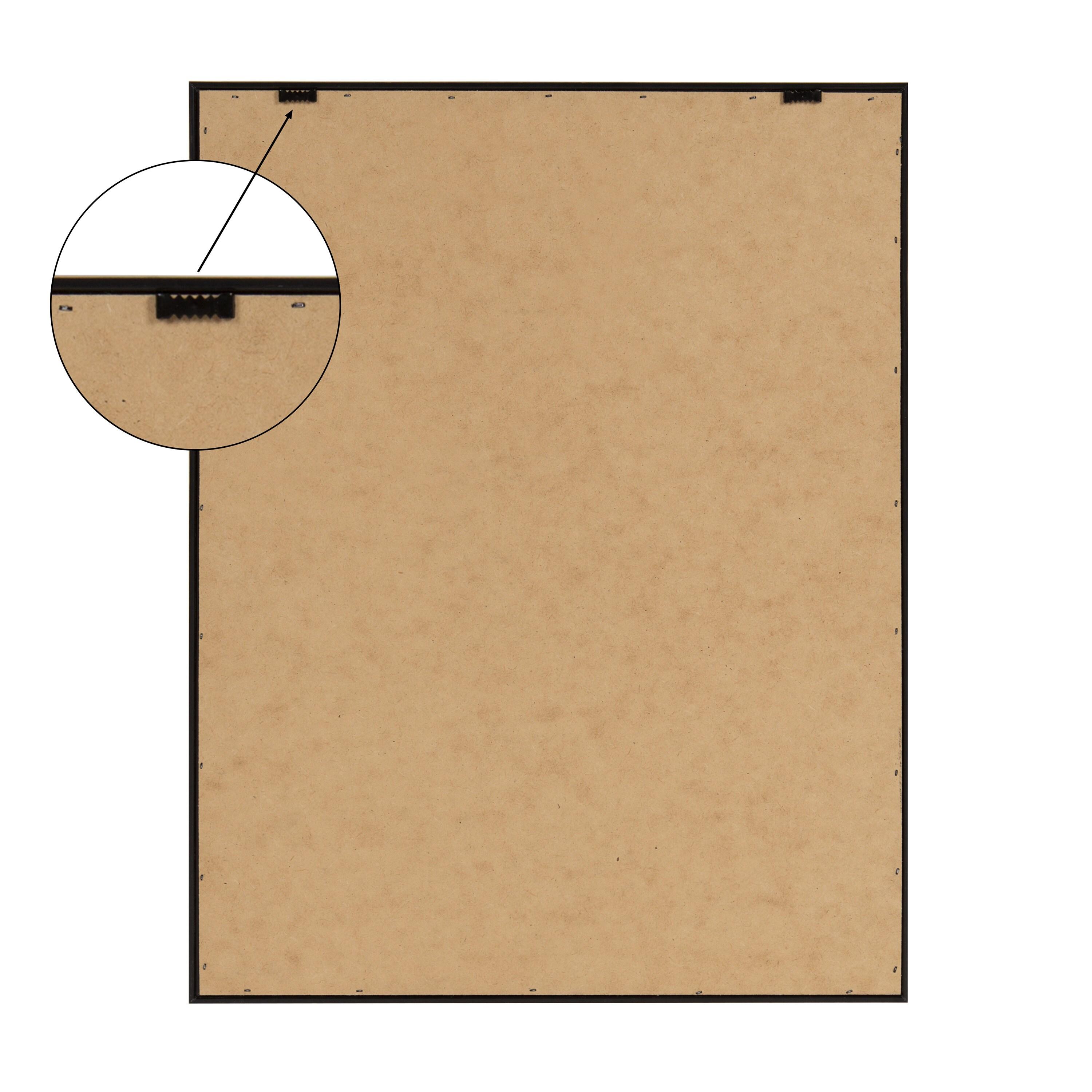 Mid Century Modern Tropical Toucan Canvas Wall Art in Natural Frame