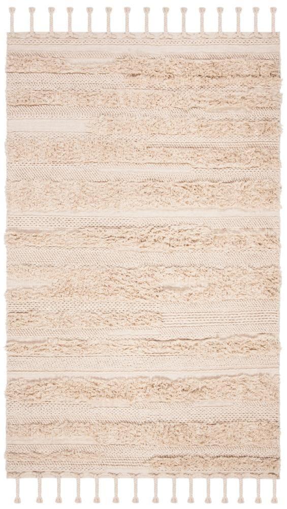 Casablanca CSB450 Hand Woven Indoor Area Rug - Beige - 5'x8' - Safavieh