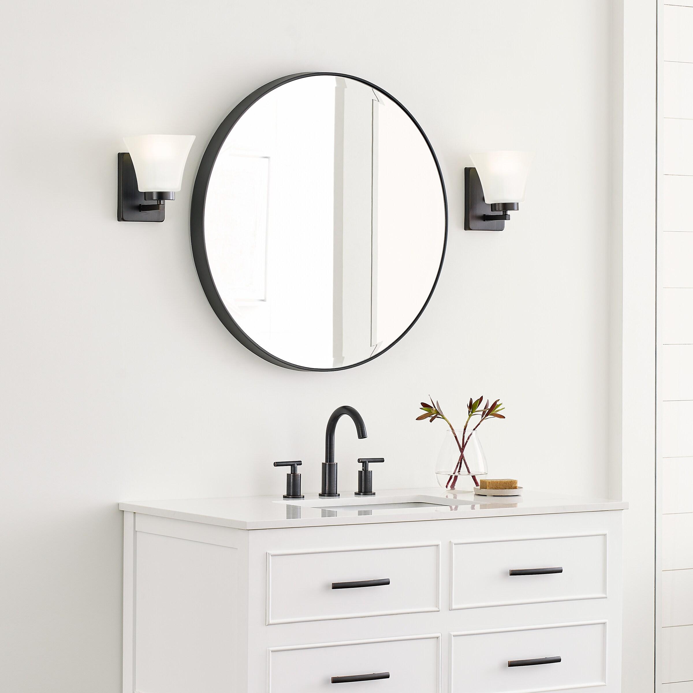 Generation Lighting Bayfield 5.0-in W 1 -Light Antique Brown Transitional Wall Sconce