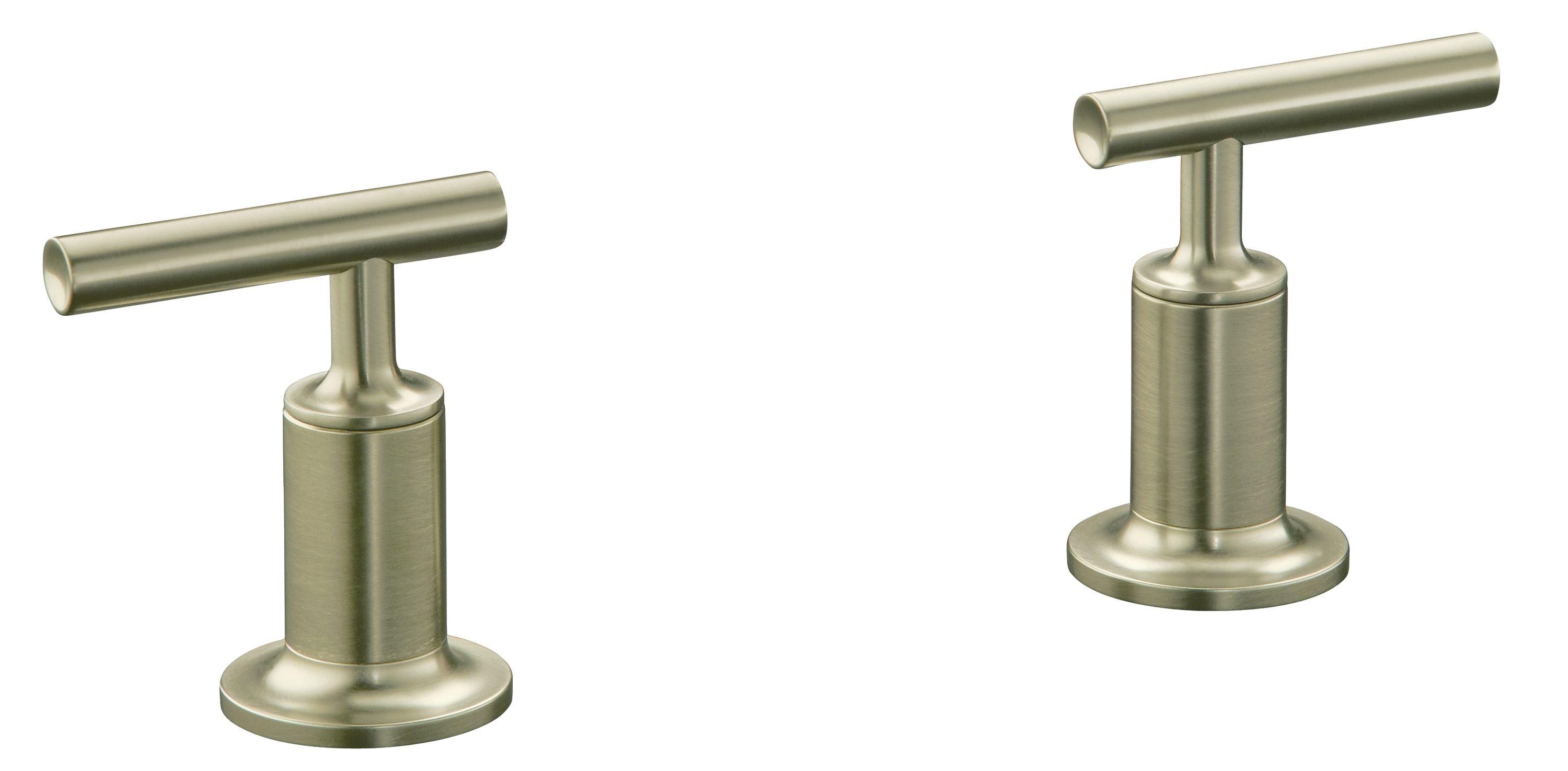 Purist® Deck- or Wall-Mount High-Flow Bath Trim with Lever Handles