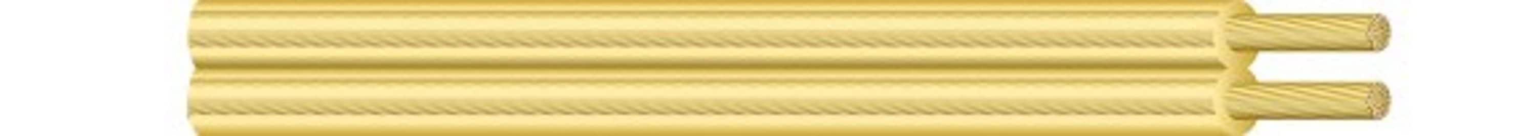 25 ft Gold PVC Stranded Lamp Cord
