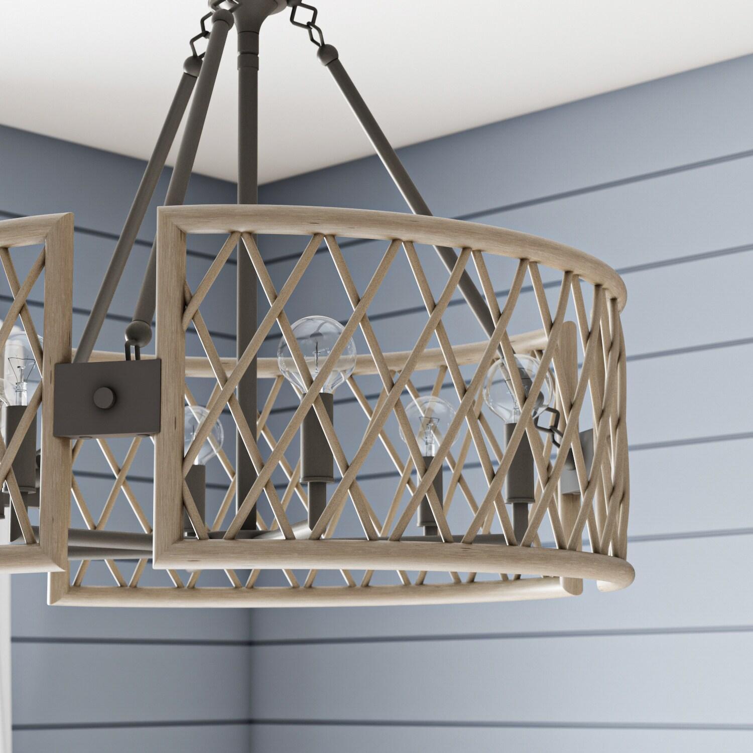 Kichler Lighting - Six Light Chandelier - Chandelier Round Pendant - Rustic