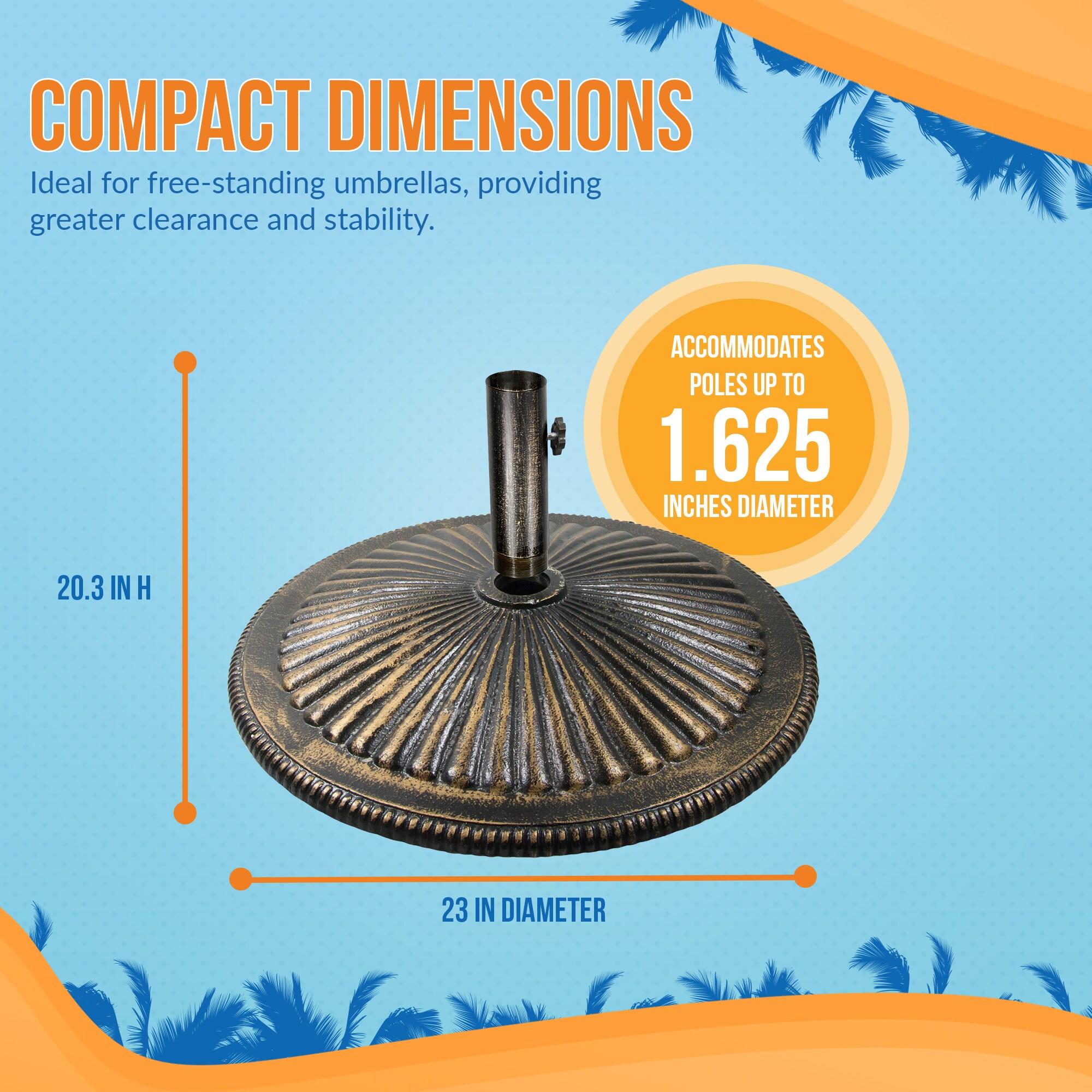 Blue Wave Products 50 Lb. Cast Iron Umbrella Base