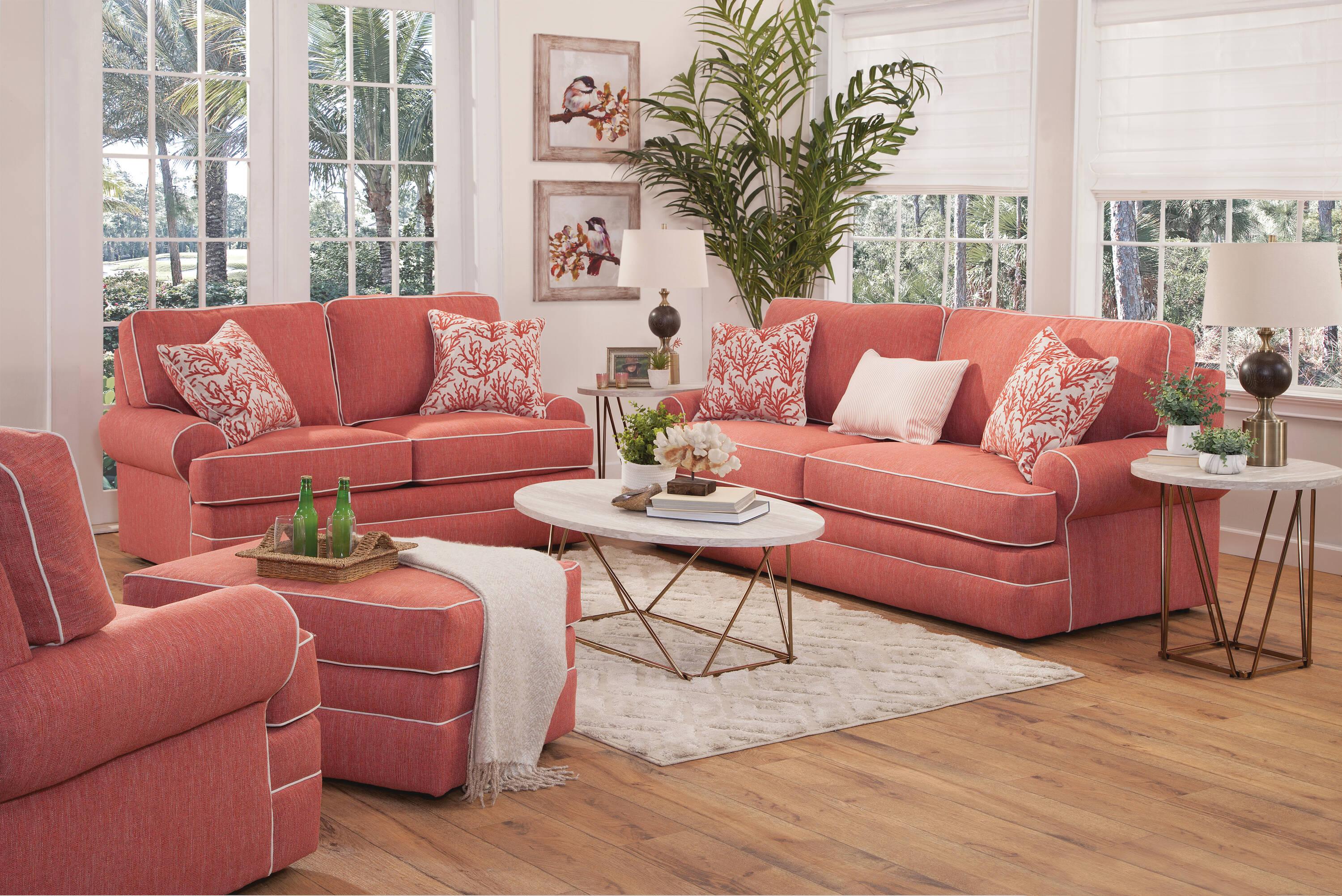 Furniture Classics Coral Springs Model 8-080-S260C Upholstered Ottoman