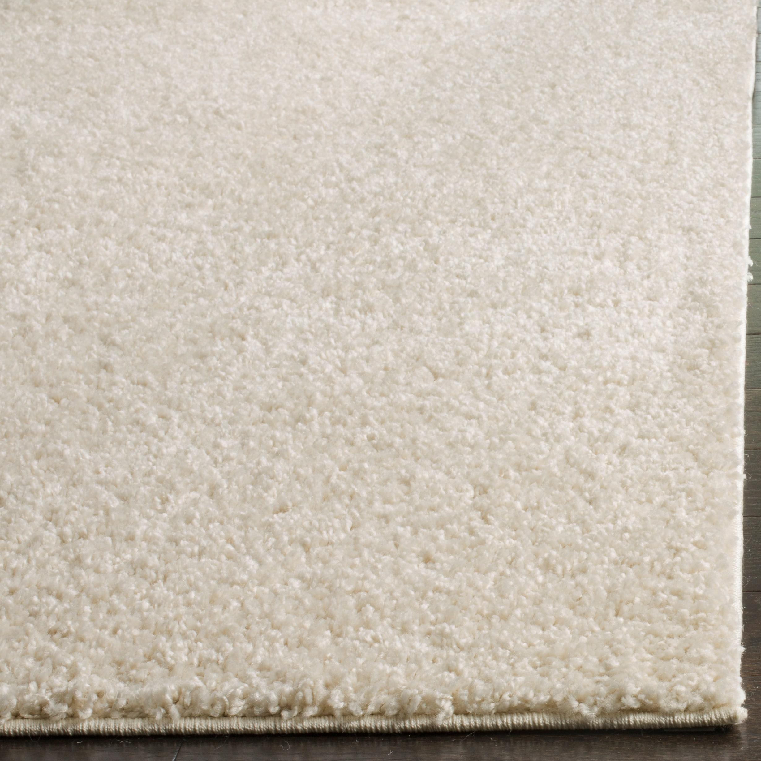 Arizona Shag ASG820 Power Loomed Indoor Accent Rug - Creme - 3'2"x5' - Safavieh