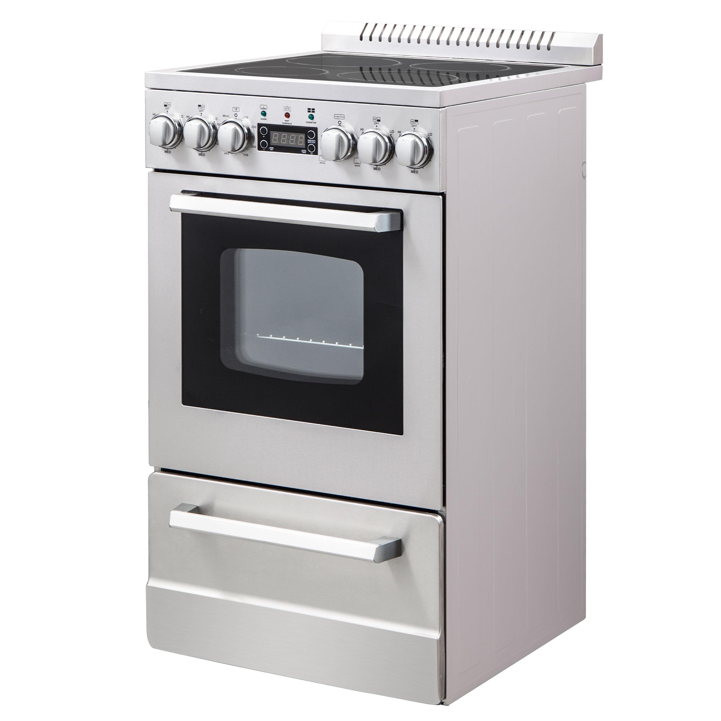Avanti DER20P3S 2.0 Cu. Ft. ELITE Series Stainless Electric Range