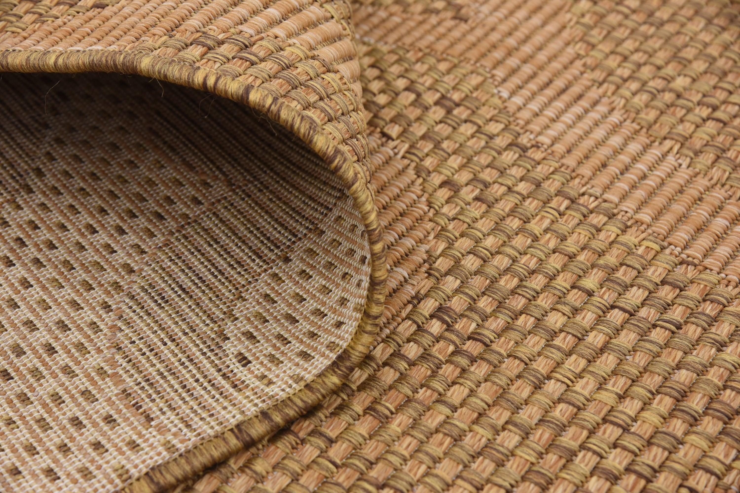 Unique Loom Outdoor Botanical Collection Area Rug - Vine (6' x 9' Rectangle Brown/Beige)