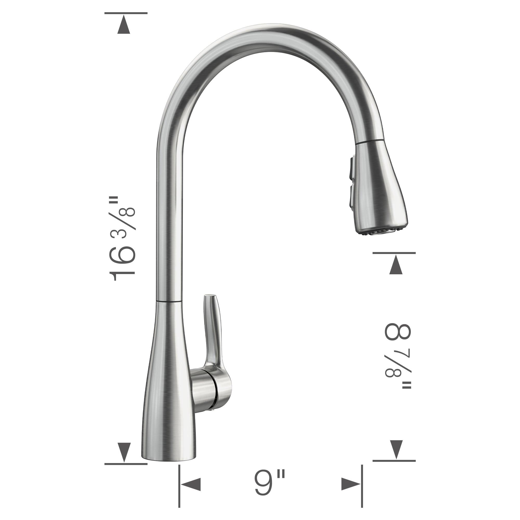 Atura Pull Down Dual Spray Kitchen Faucet
