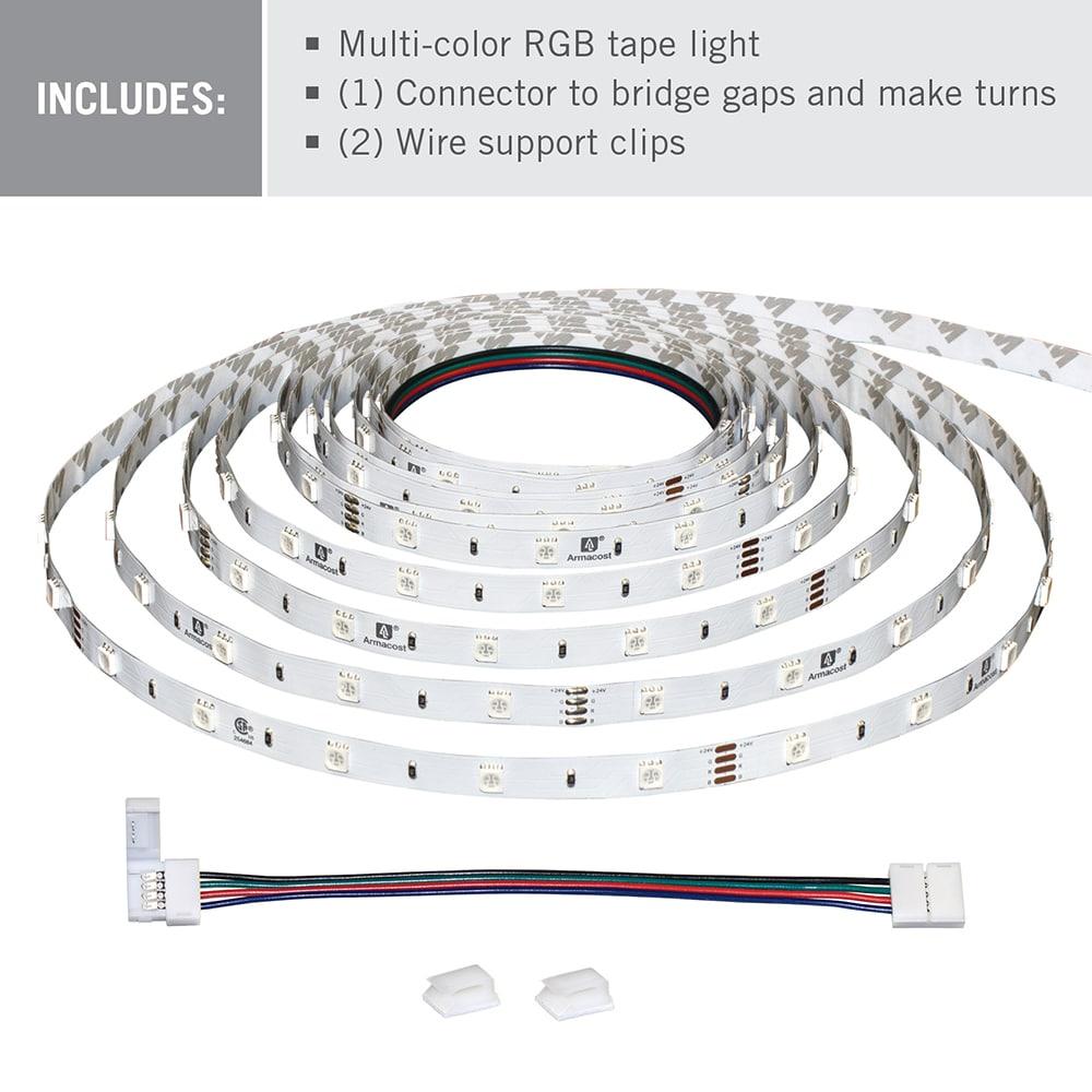 RibbonFlex Home, 24V, RGB, 30LEDs/M, IP20, 2.5M Undercabinet Strip Light