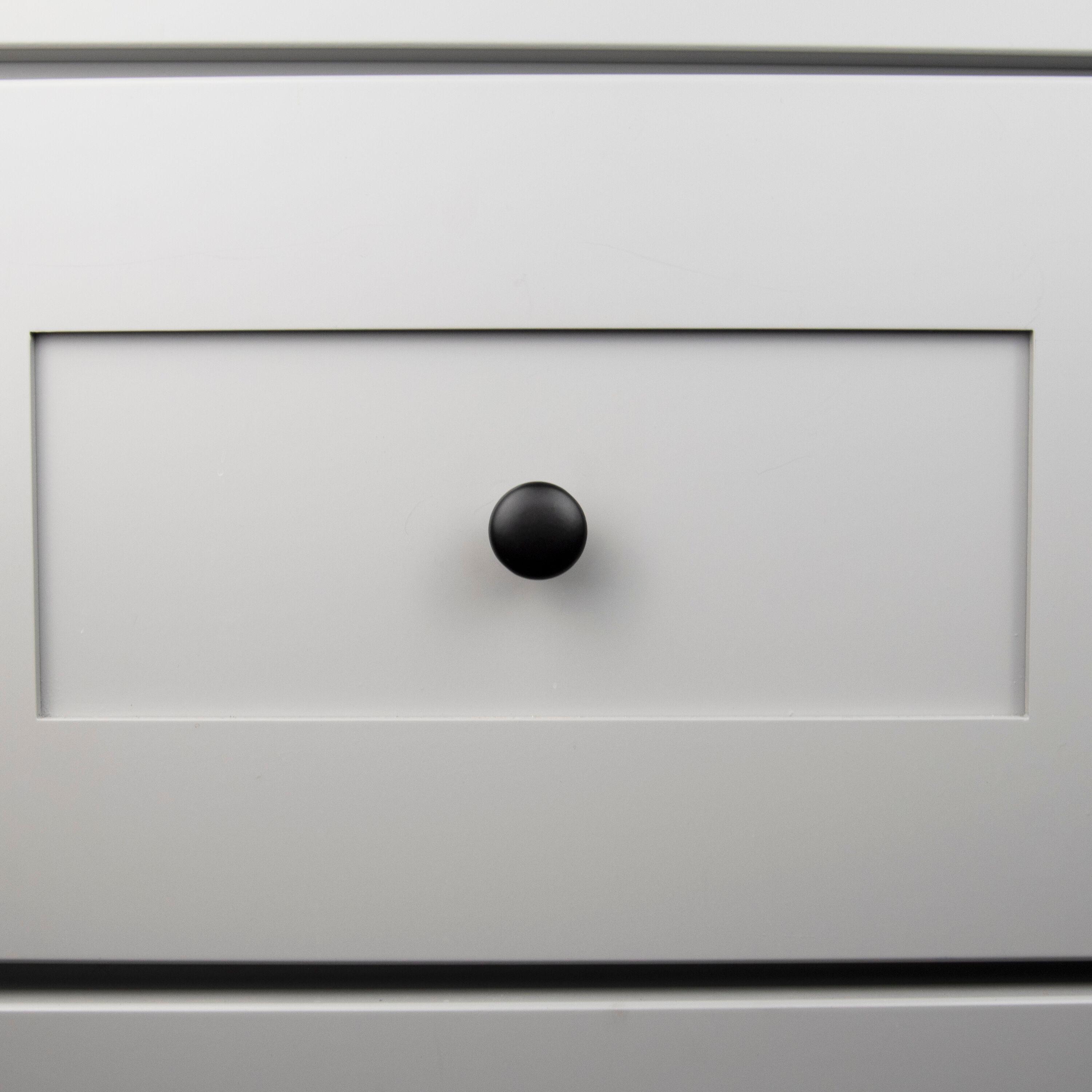 Heritage Designs Kitchen Cabinet Knobs, 1 1/8" Round Knob Pull for Doors, Drawers and Dressers