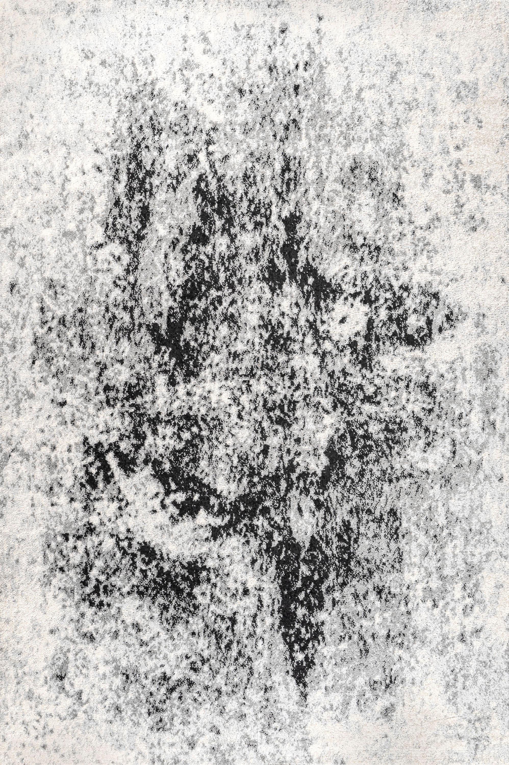 3'x5' Dune Modern Abstract Area Rug, Cream/Gray - JONATHAN Y