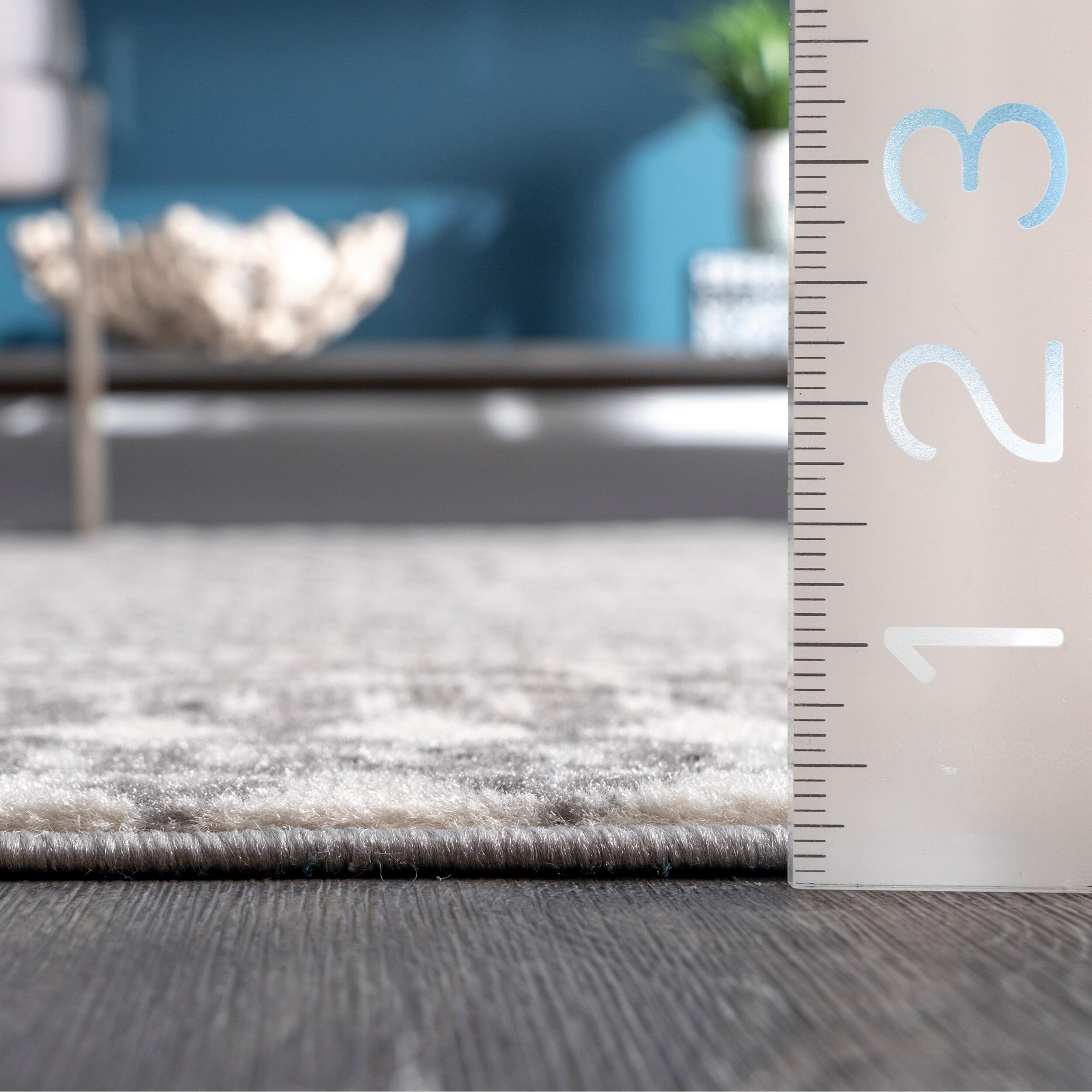 Nuloom Catherina Trellis 4x6 Indoor Area Rug for Living Room Bedroom Dining Room Kitchen, Grey/Ivory