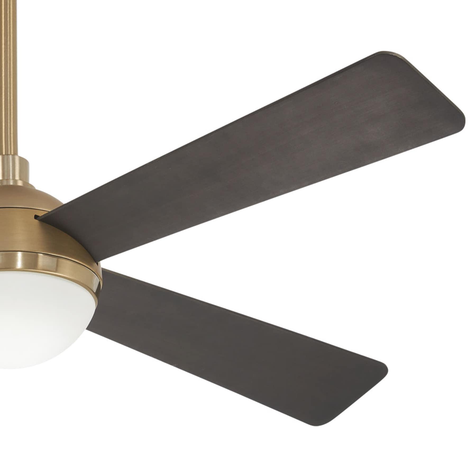 54" 4 - Blade LED Standard Ceiling Fan with Remote Control and Light Kit Included